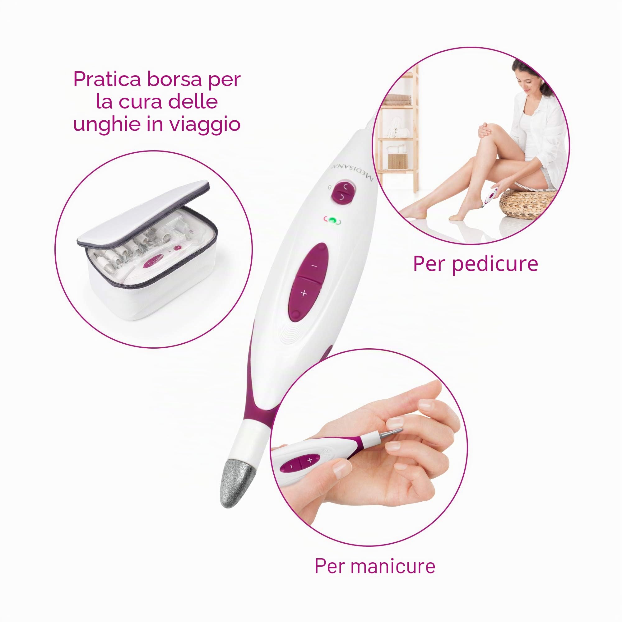 medisana-mp-815-set-manicure-e-pedicure-elettrico-con-7-accessori-2-velocit-fino image 6