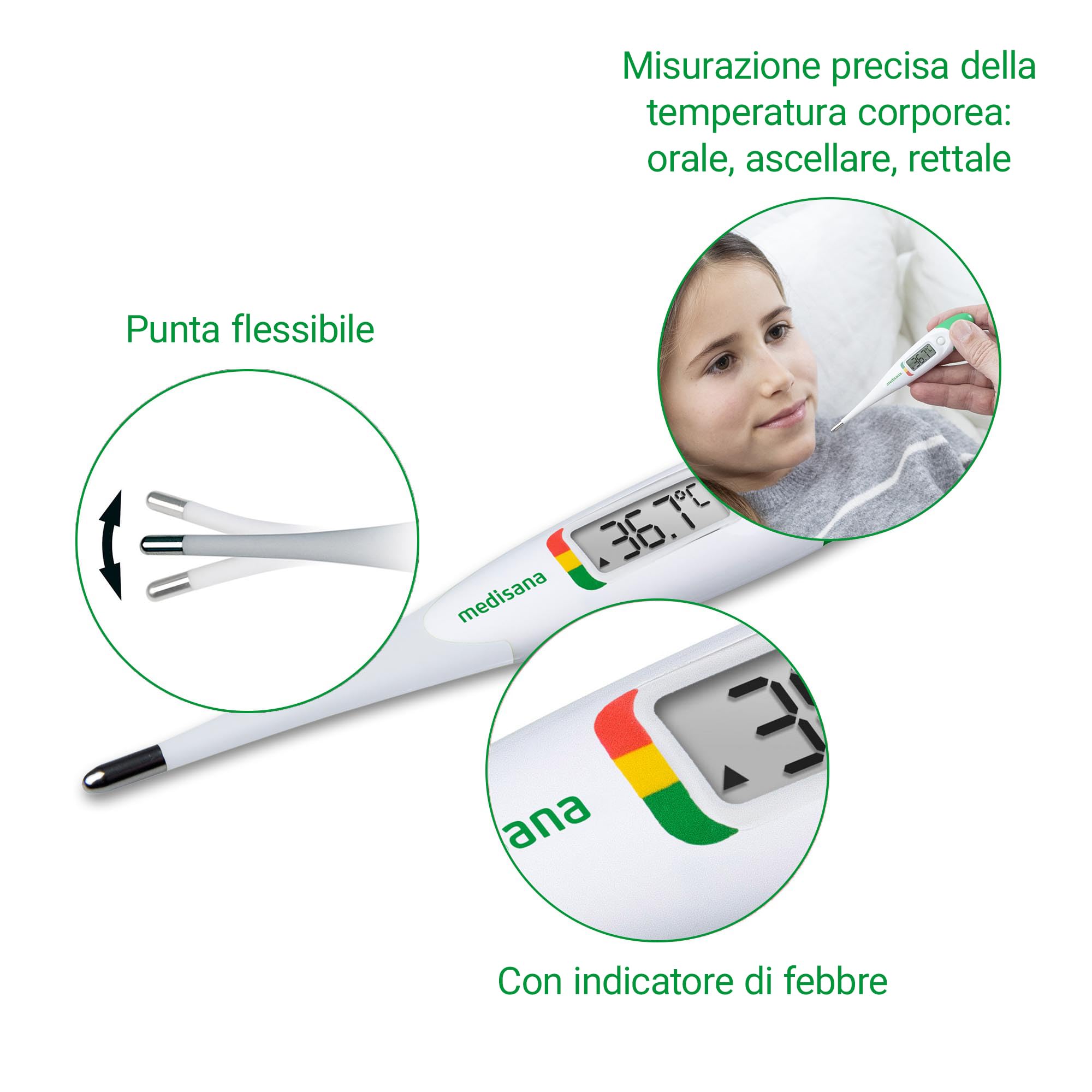 medisana-tm-705-termometro-clinico-digitale-con-allarme-febbre-impermeabile-misu image 4