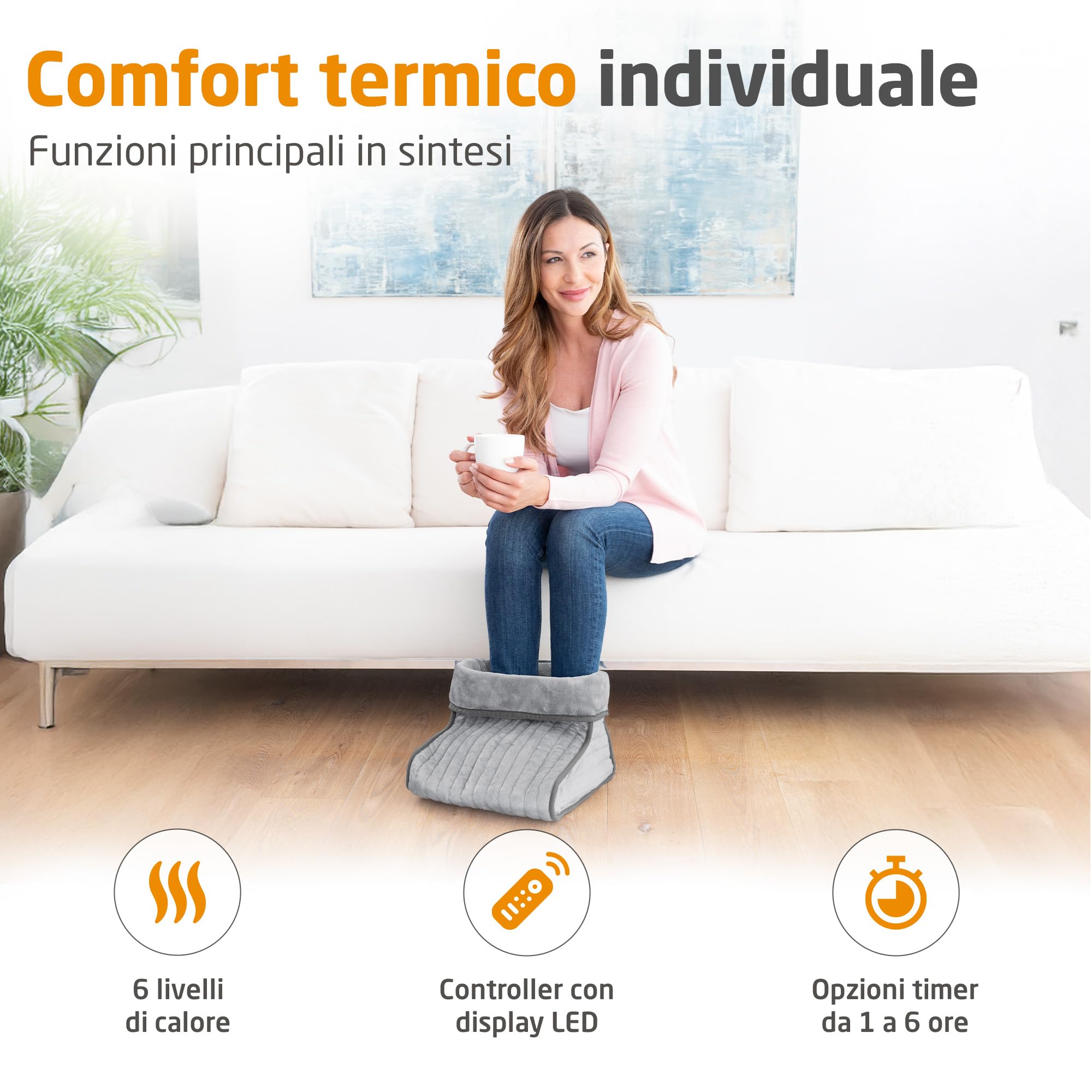 medisana-fws-scaldapiedi-elettrico-riscaldato-coperta-termica-per-piedi-con-6-li image 2