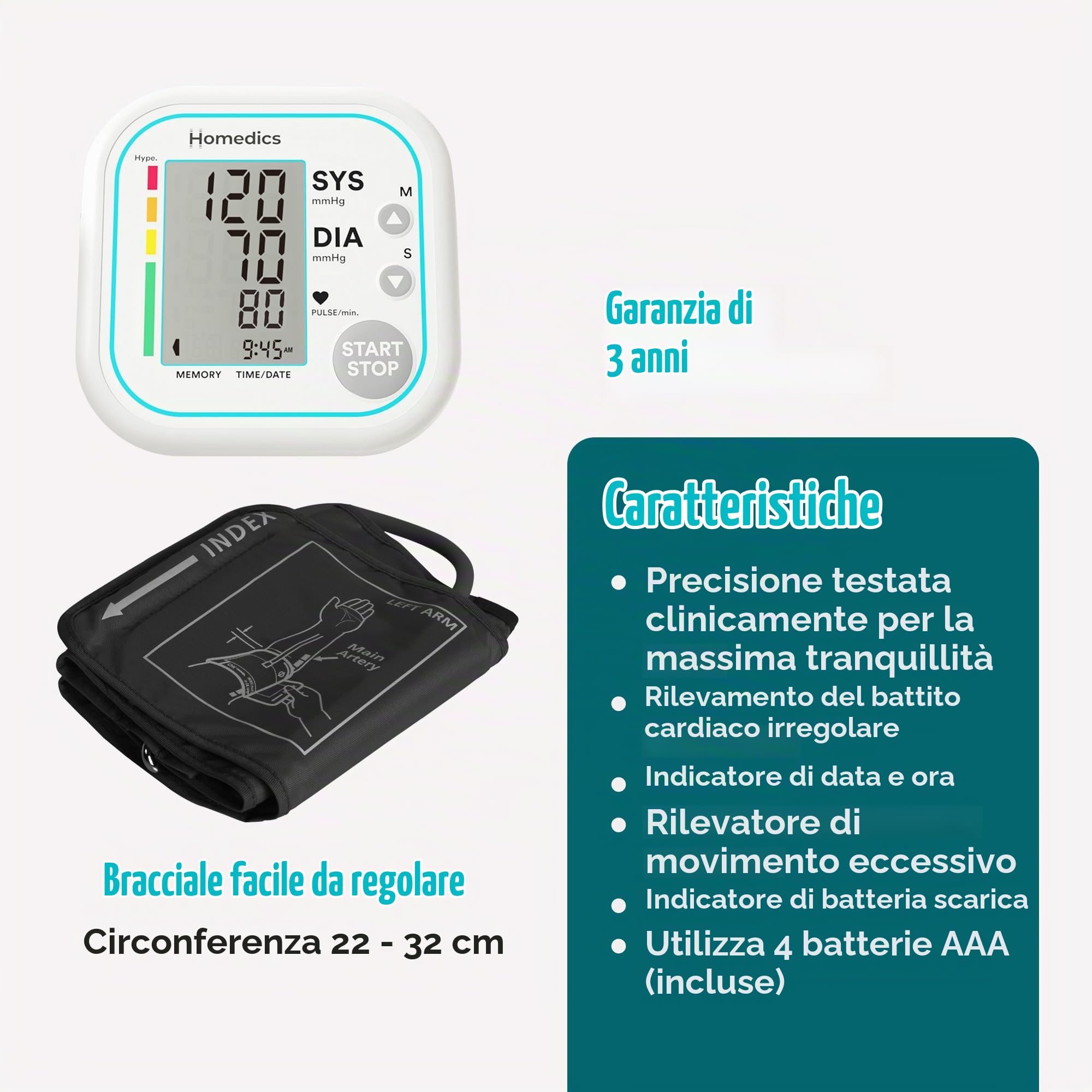 homedics-misuratore-di-pressione-automatico-da-braccio-con-display-rilevamento-b image 6