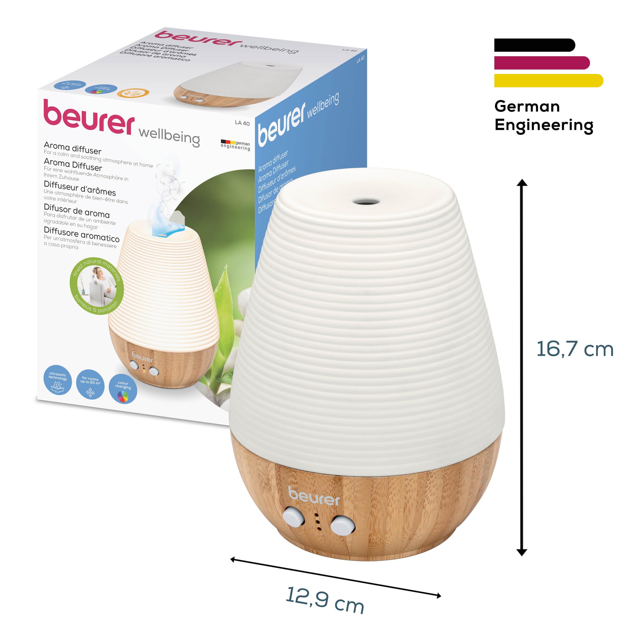 beurer-la-40-diffusore-aromatico-a-ultrasuoni-in-bamb-e-porcellana-led-7-colori- image 6