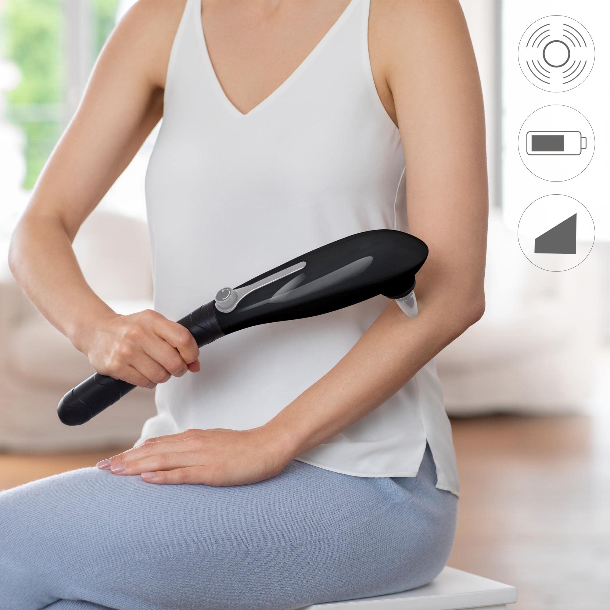 medisana-hm-645-massaggiatore-a-mano-elettrico-senza-fili-5-teste-di-massaggio-m image 4