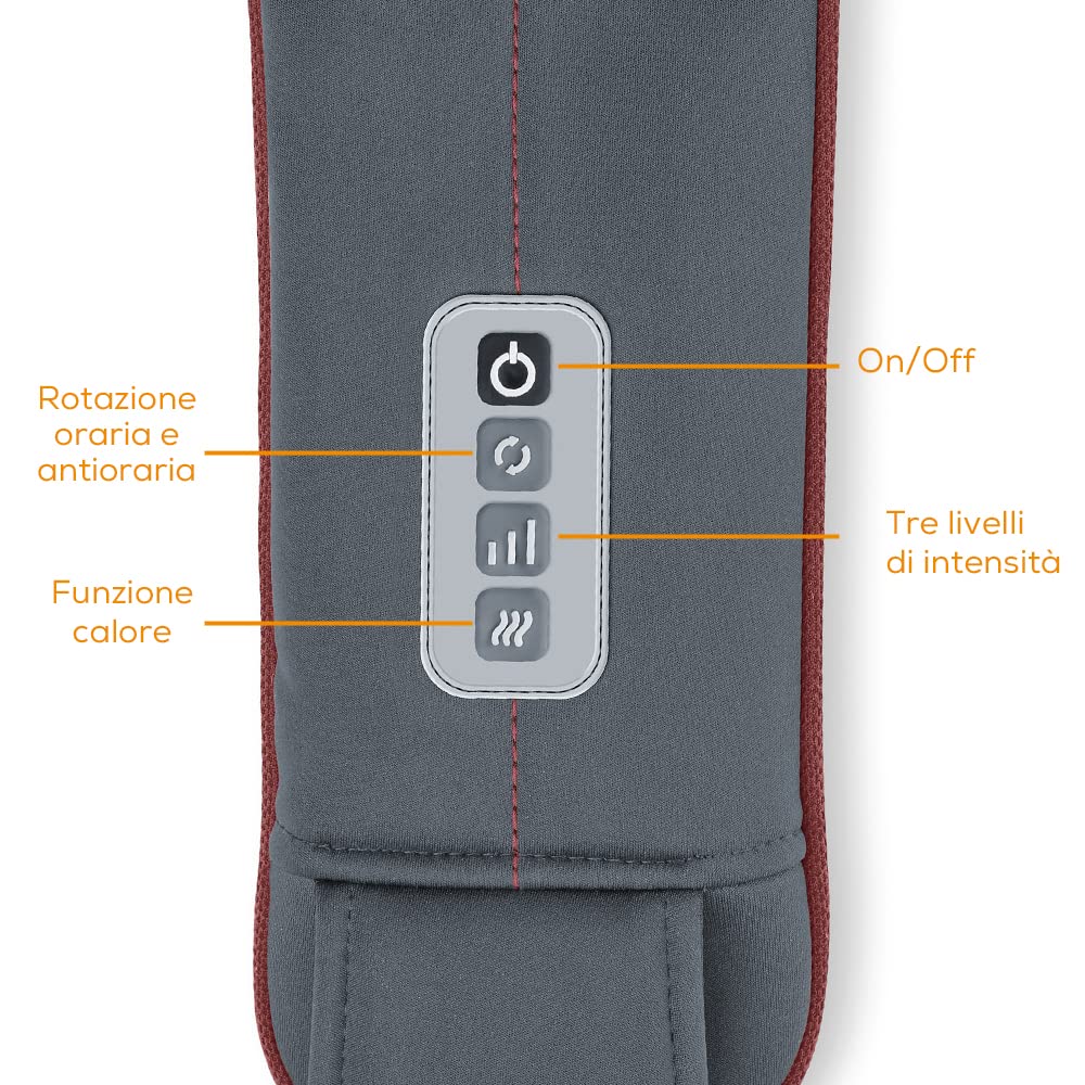 beurer-mg-151-massaggiatore-shiatsu-3d-con-8-testine-rotanti-funzione-calore-e-l image 5