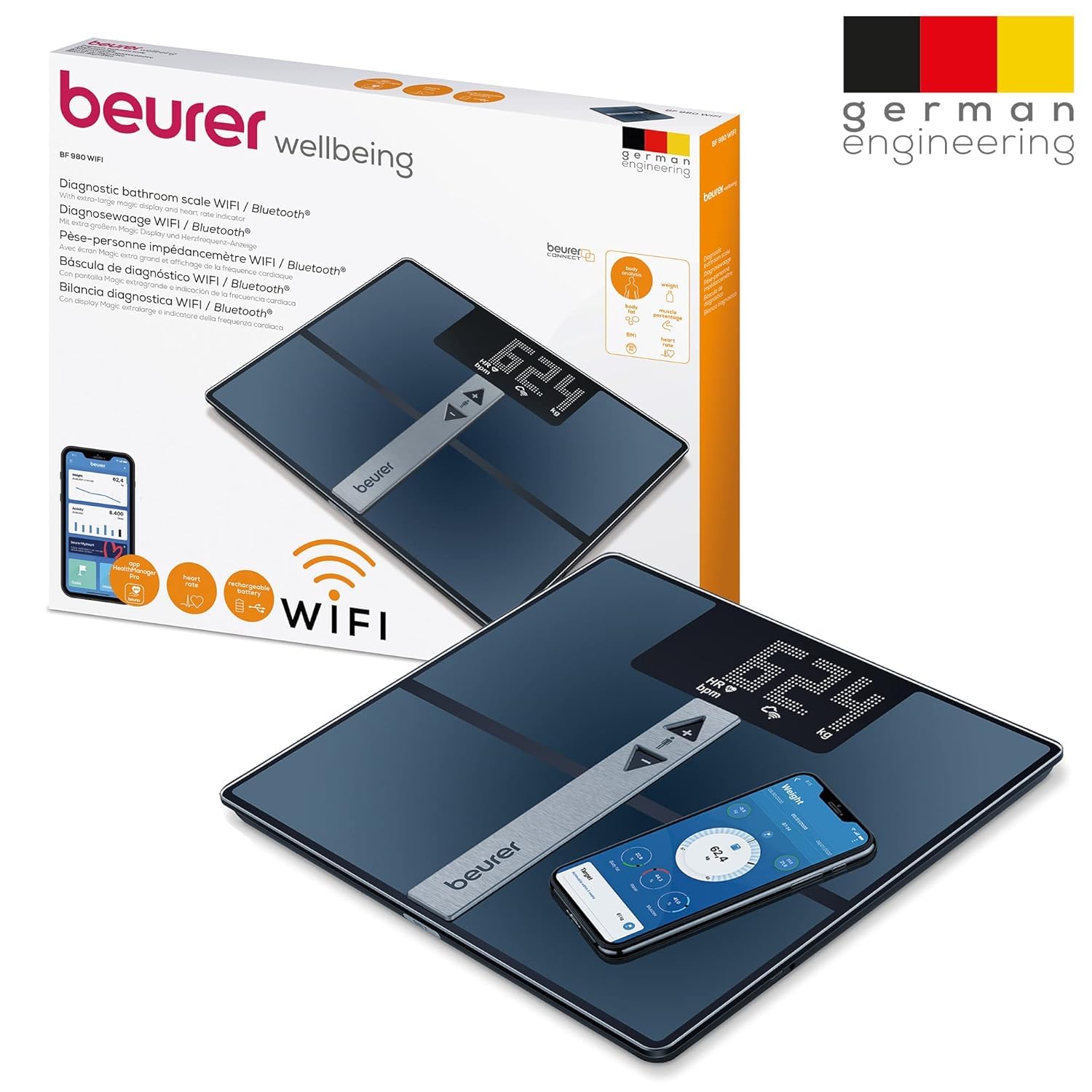 beurer-bf-980-bilancia-diagnostica-con-wifi-e-bluetooth-app-frequenza-cardiaca-b image 7