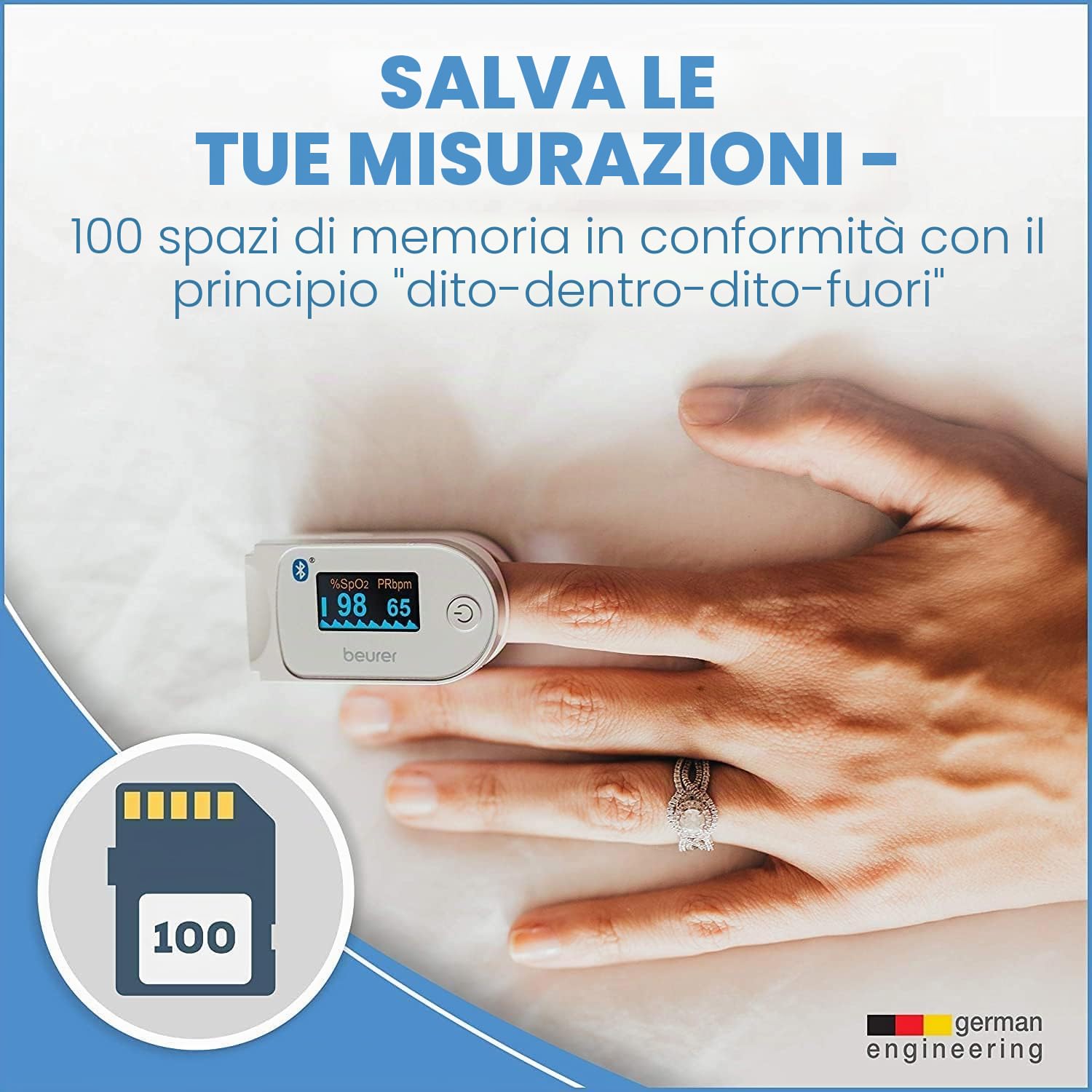 beurer-po-60-saturimetro-pulsossimetro-bluetooth-a-lettura-istantanea-display-a- image 5
