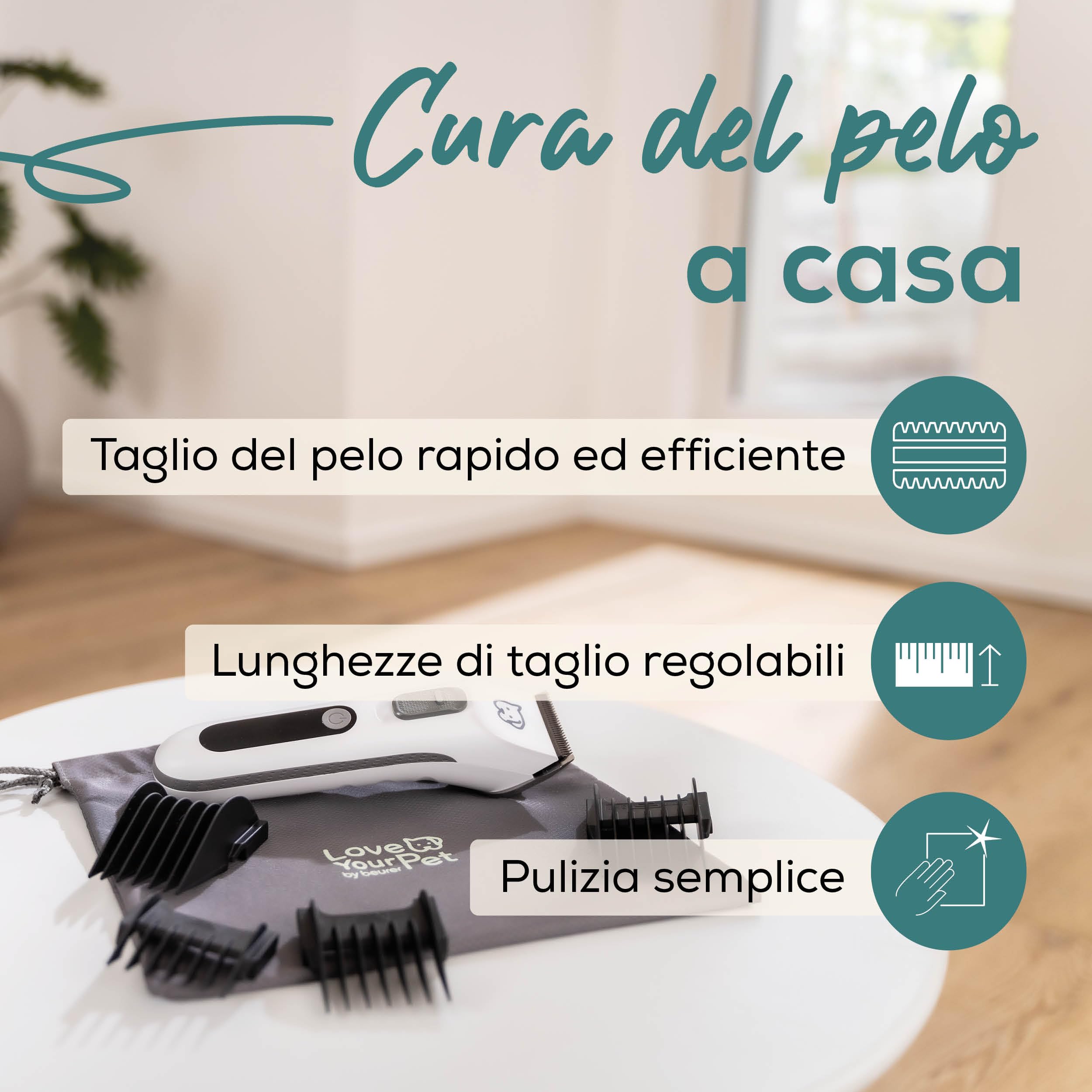 beurer-love-your-pet-tosatrice-fluffy-per-cani-e-gatti-motore-silenzioso-55-db-4 image 3