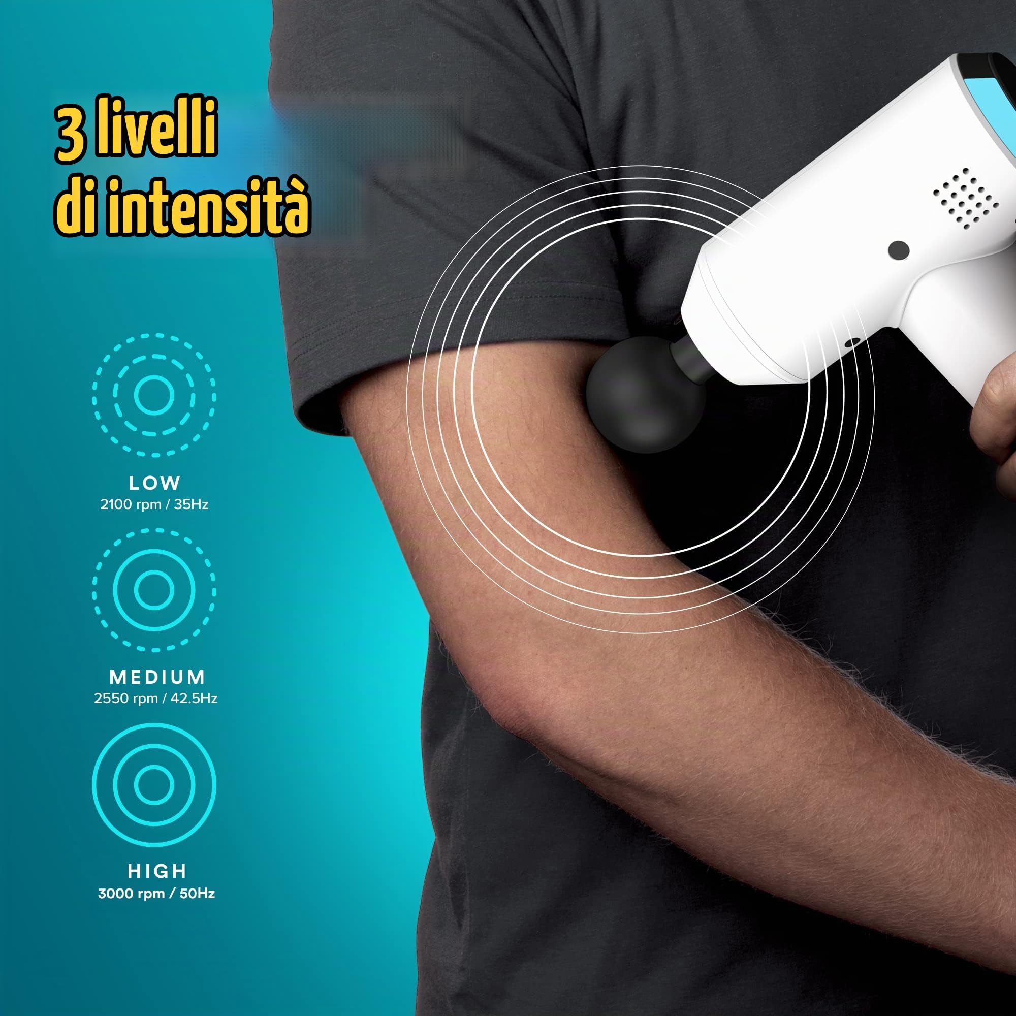 homedics-physio-pistola-massaggiatore-a-percussione-portatile-con-5-testine-3-ve image 4