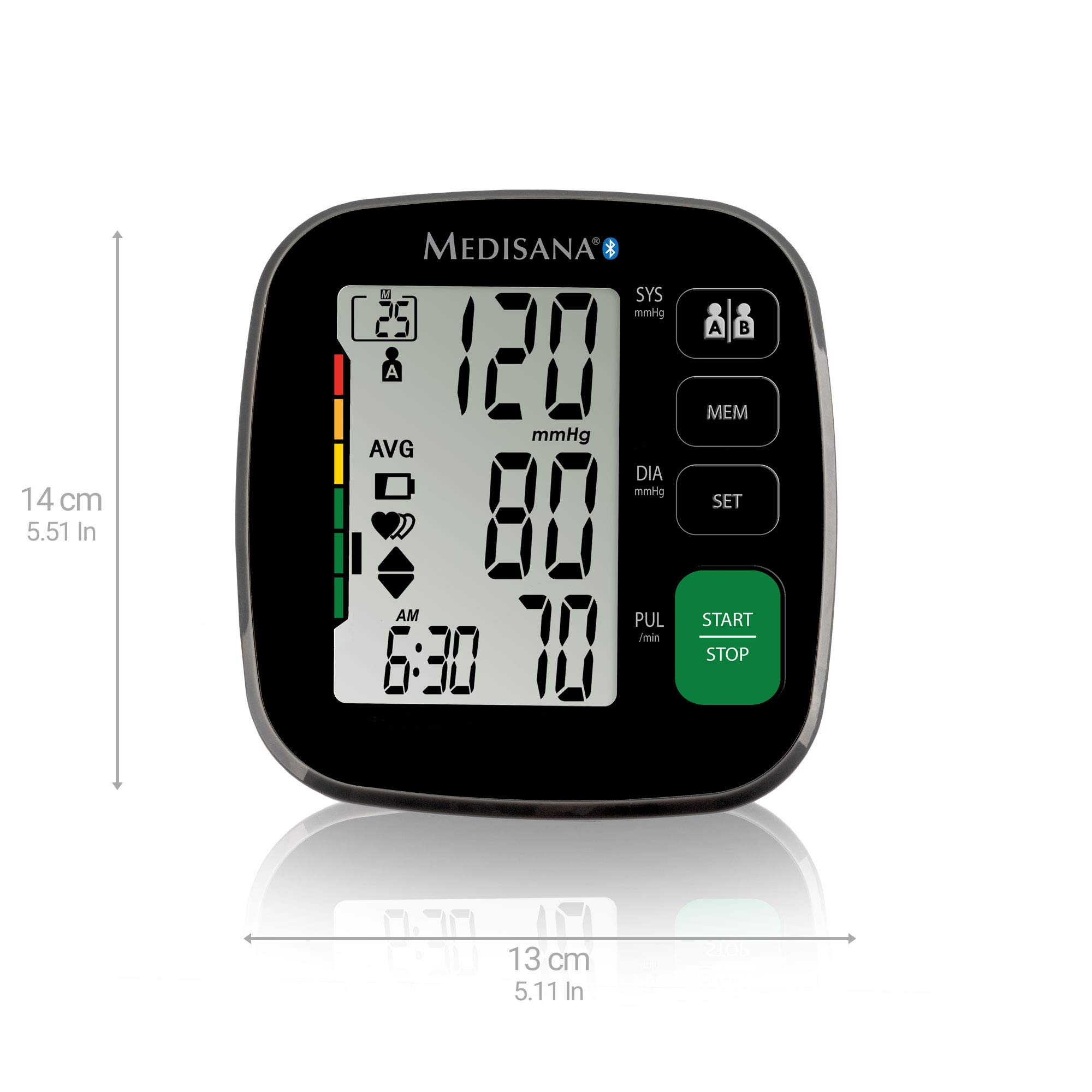 medisana-bu-546-connect-sfigmomanometro-da-braccio-con-bluetooth-e-app-indicator image 2
