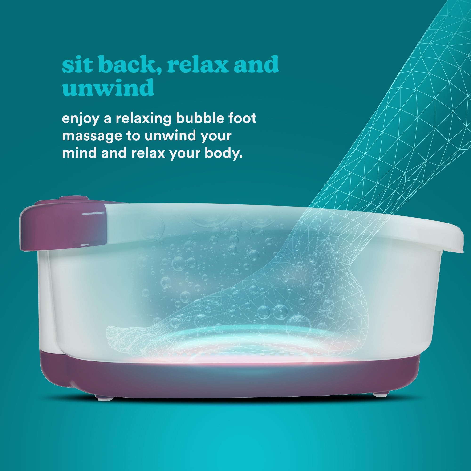 homedics-bubble-mate-foot-spa-idromassaggiatore-plantare-con-pietra-pomice-esfol image 5