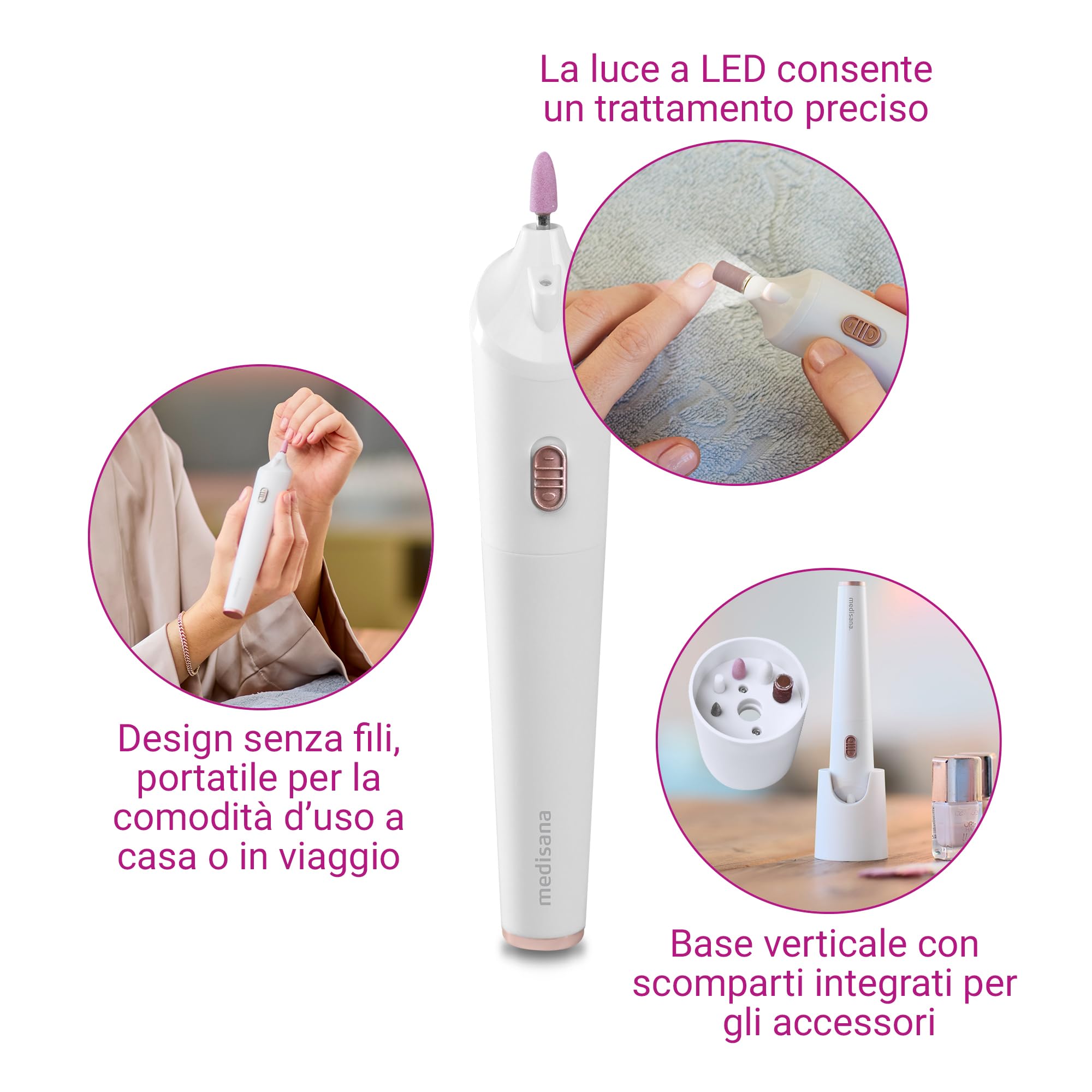 medisana-mp-900-set-elettrico-per-manicure-e-pedicure-penna-fresa-unghie-cordles image 4