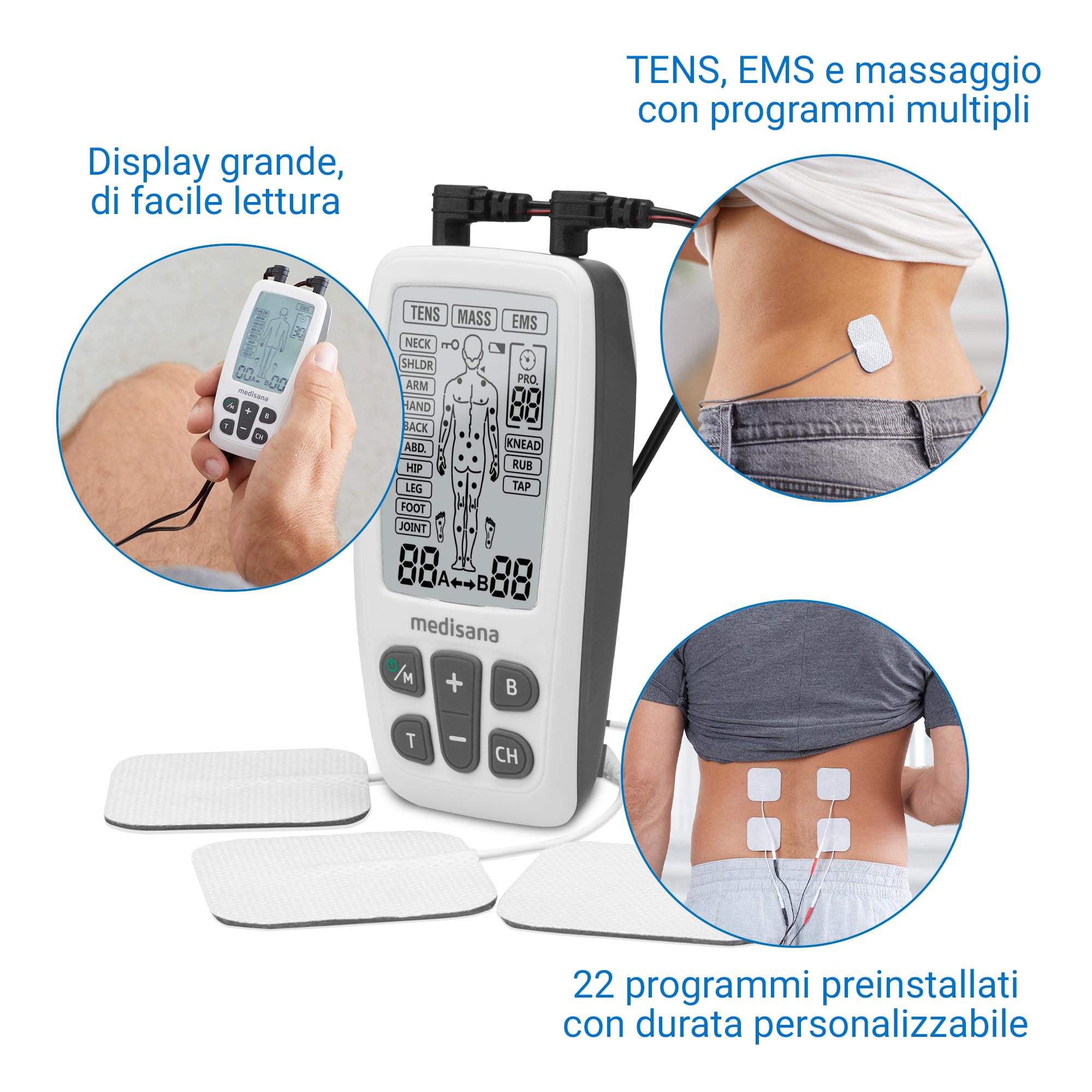 medisana-dispositivo-tens-ems-elettrostimolatore-a-60-programmi-con-4-elettrodi- image 4