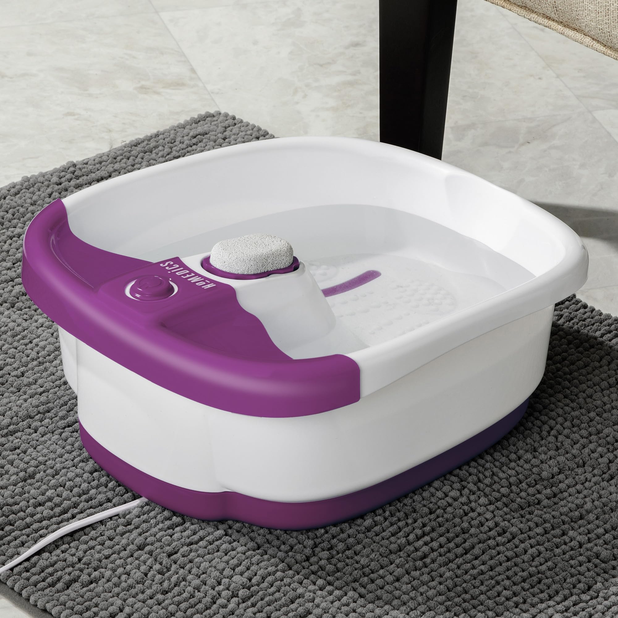 homedics-bubble-mate-foot-spa-idromassaggiatore-plantare-con-pietra-pomice-esfol image 4