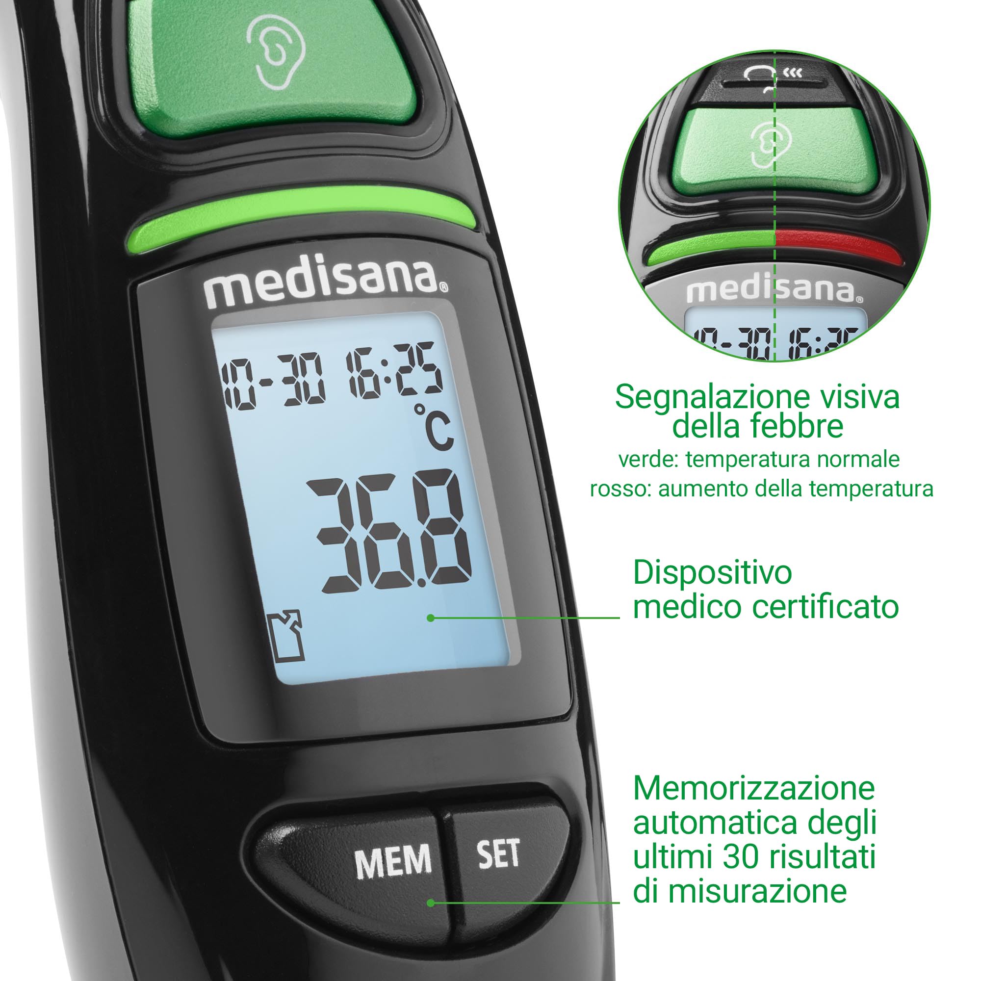 medisana-tm-750-termometro-digitale-6in1-a-infrarossi-misurazione-frontale-e-aur image 5