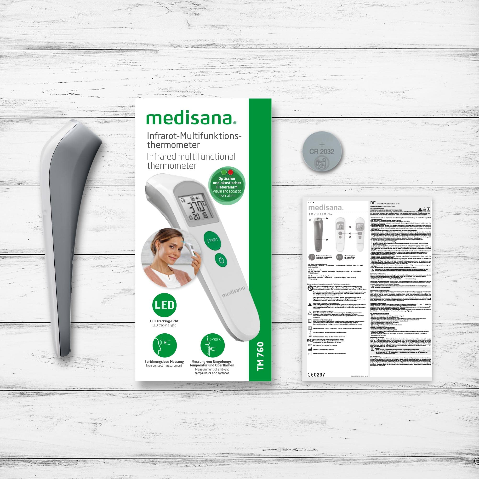 medisana-tm-760-termometro-digitale-a-infrarossi-da-fronte-senza-contatto-per-ne image 6