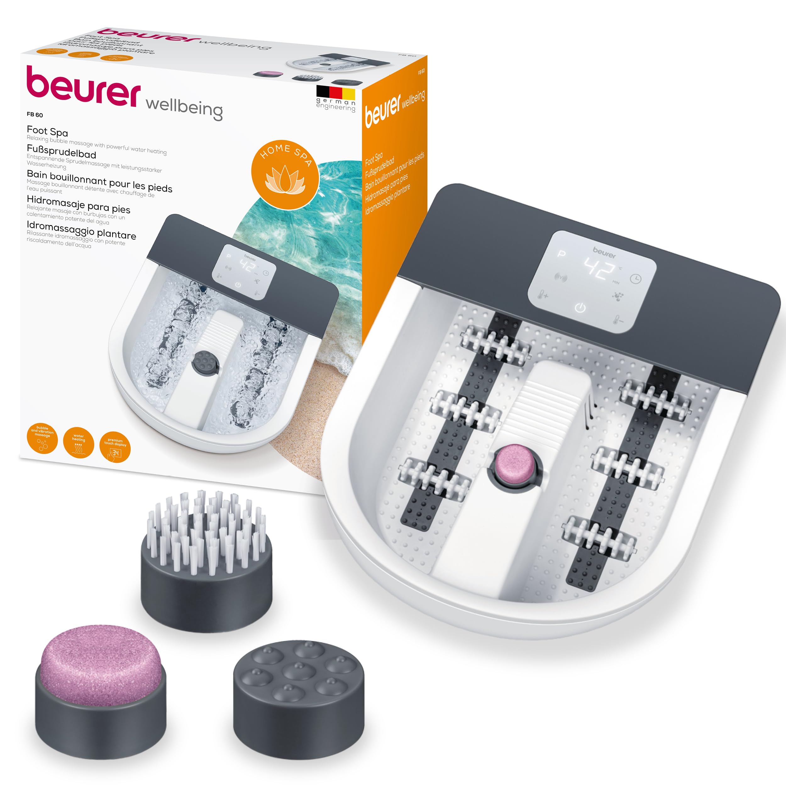 beurer-fb-65-idromassaggiatore-plantare-wellness-con-riscaldamento-acqua-illumin image 8