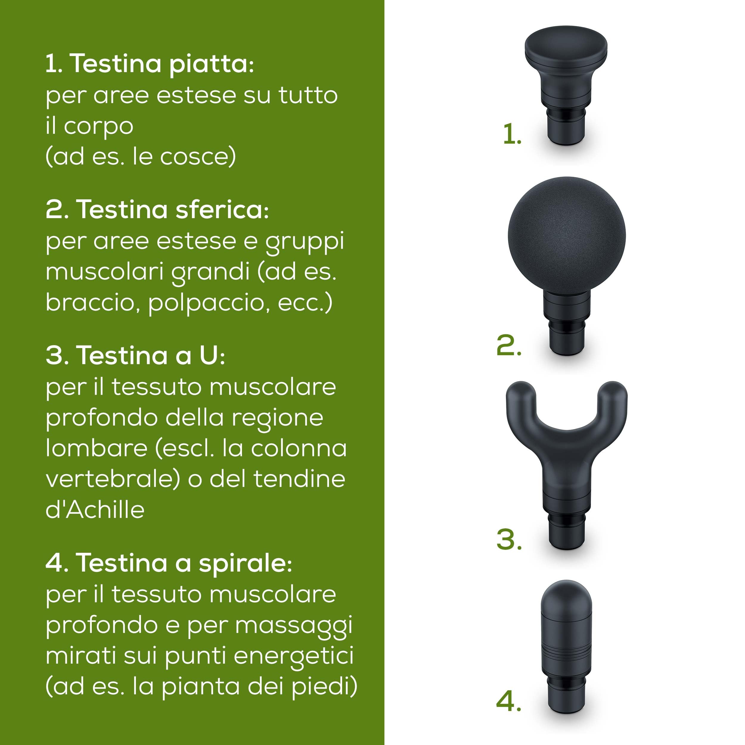 beurer-mg-99-massage-gun-compact-pistola-per-massaggio-muscolare-con-4-testine-5 image 5
