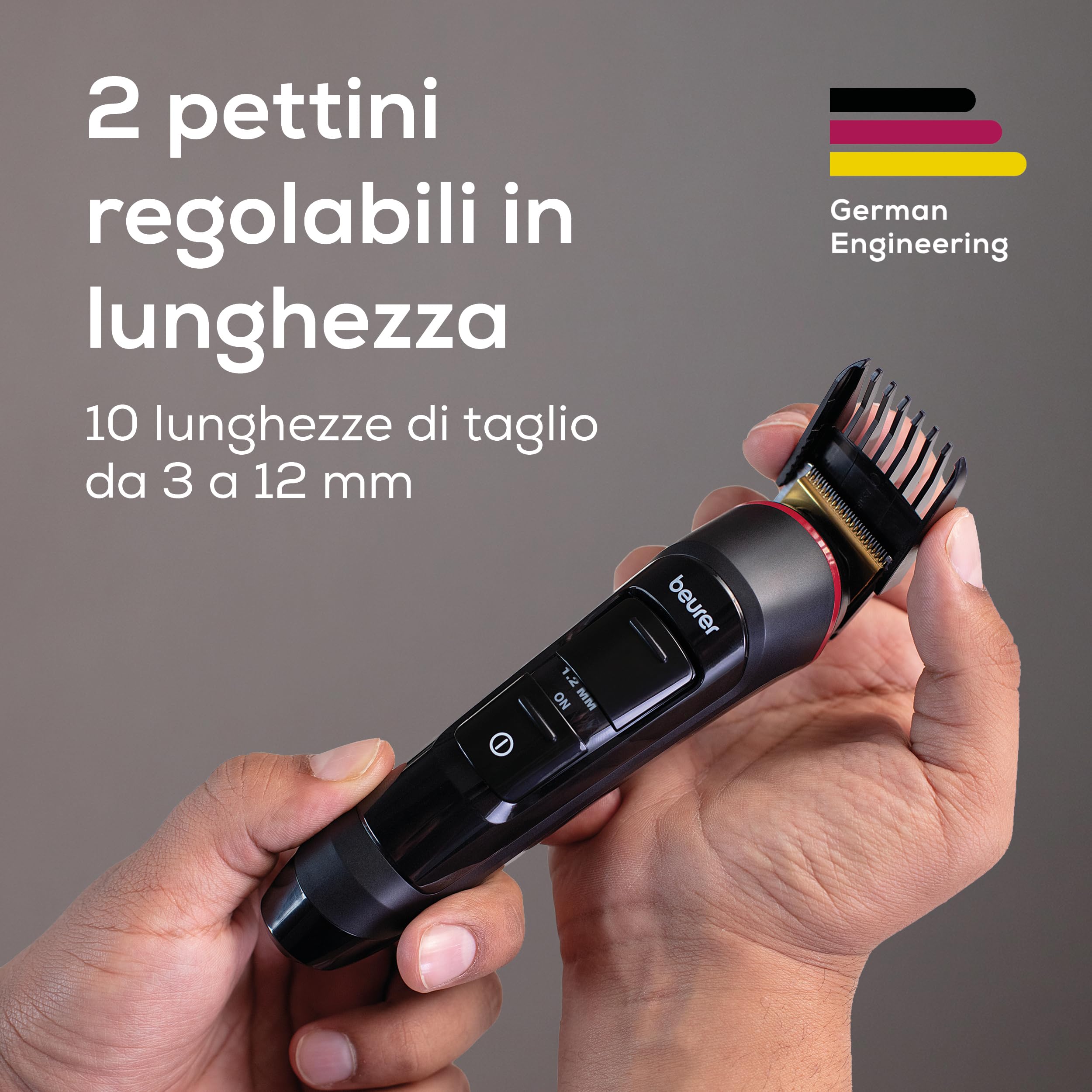 beurer-mn-4x-rifinitore-barba-elettrico-rasoio-a-lamina-con-2-lame-in-acciaio-in image 3