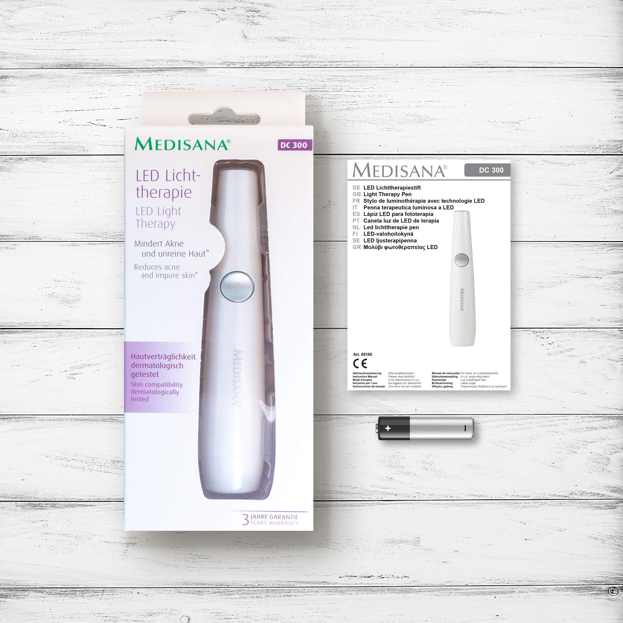 medisana-dc-300-penna-anti-acne-con-terapia-della-luce-led-rossa-e-blu-a-batteri image 8
