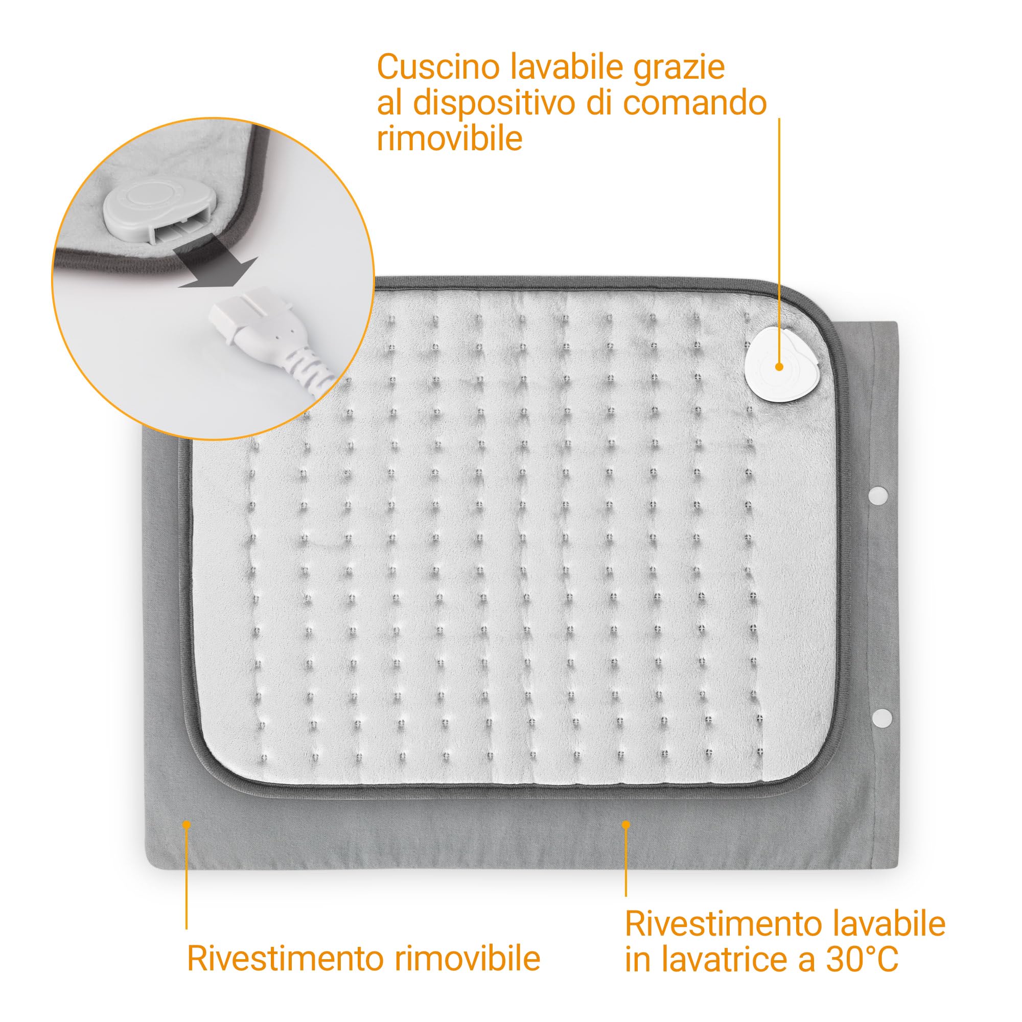 medisana-hp-605-termoforo-elettrico-30-x-40-cm-con-4-livelli-di-temperatura-speg image 5