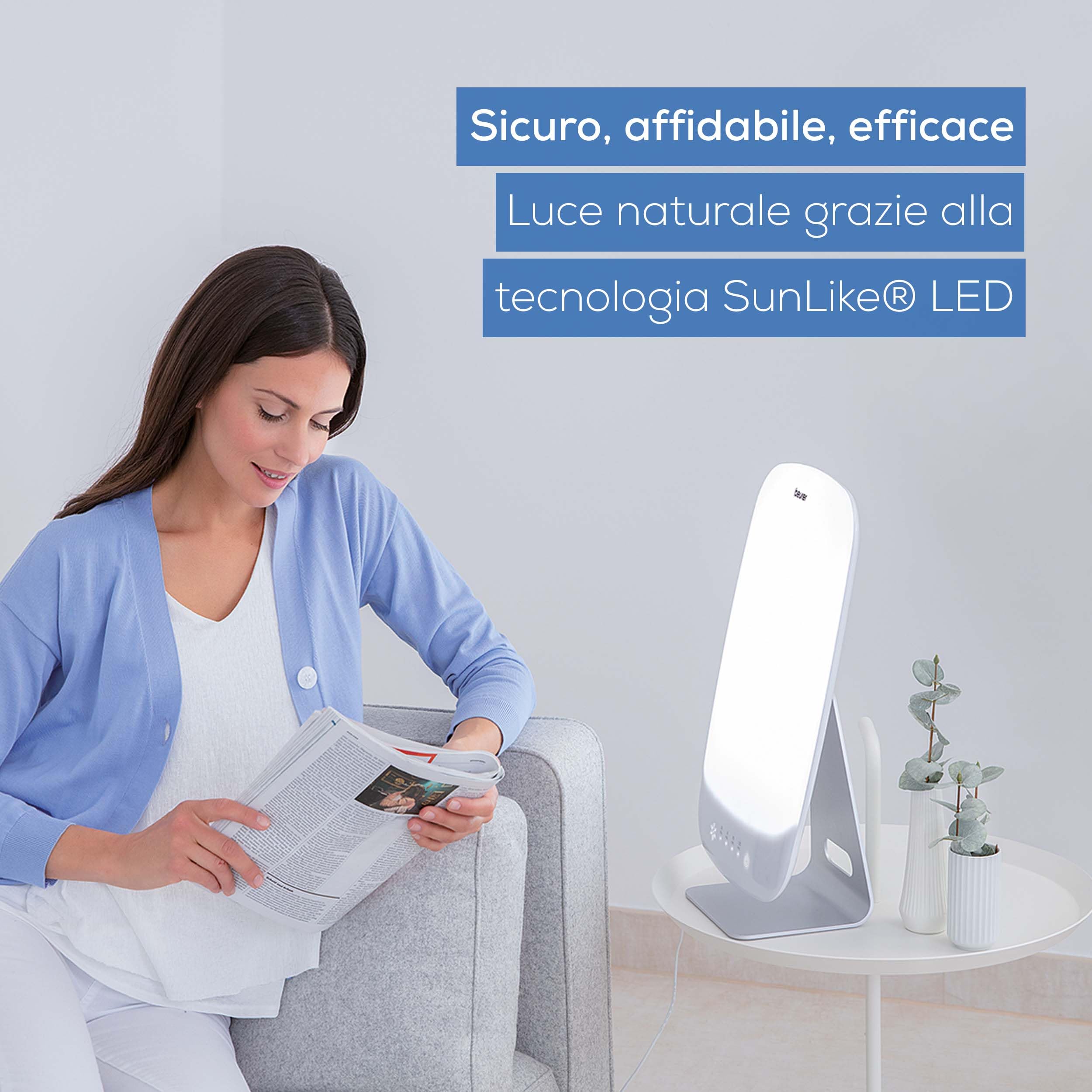 beurer-tl-95-lampada-sad-per-luce-giornaliera-14-000-lux-led-sunlike-dimmer-6-li image 4
