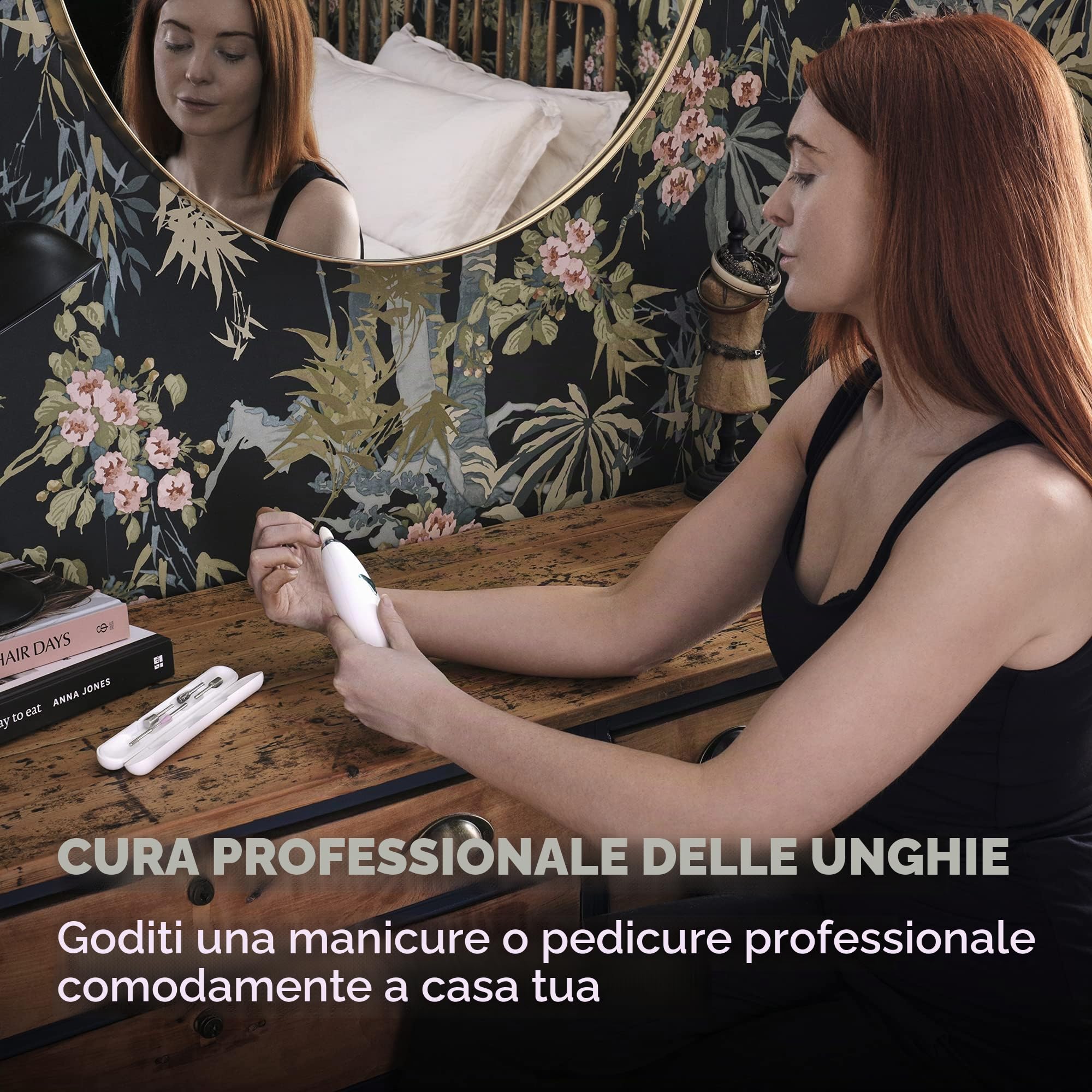 homedics-luxury-6-in-1-set-manicure-e-pedicure-elettrico-ricaricabile-con-6-acce image 3