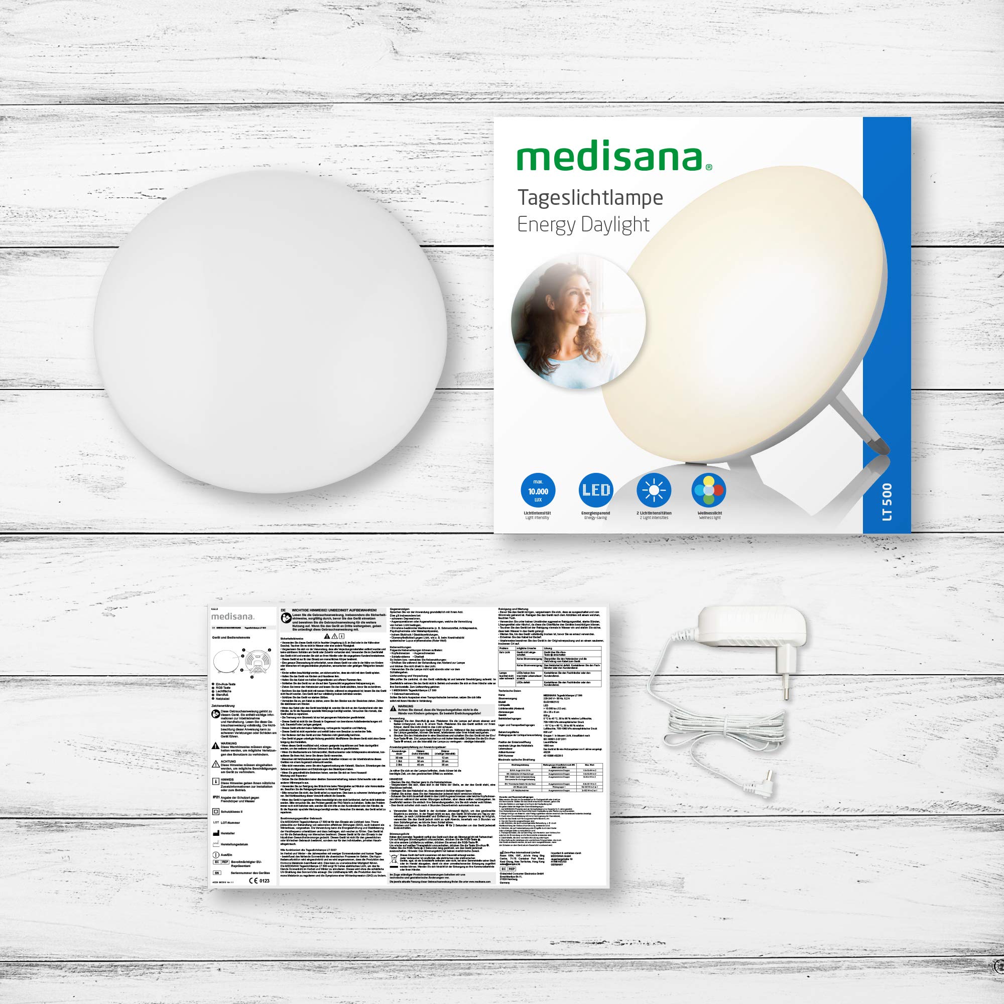 medisana-lt-500-lampada-a-luce-diurna-10-000-lux-terapia-della-luce-led-contro-l image 7