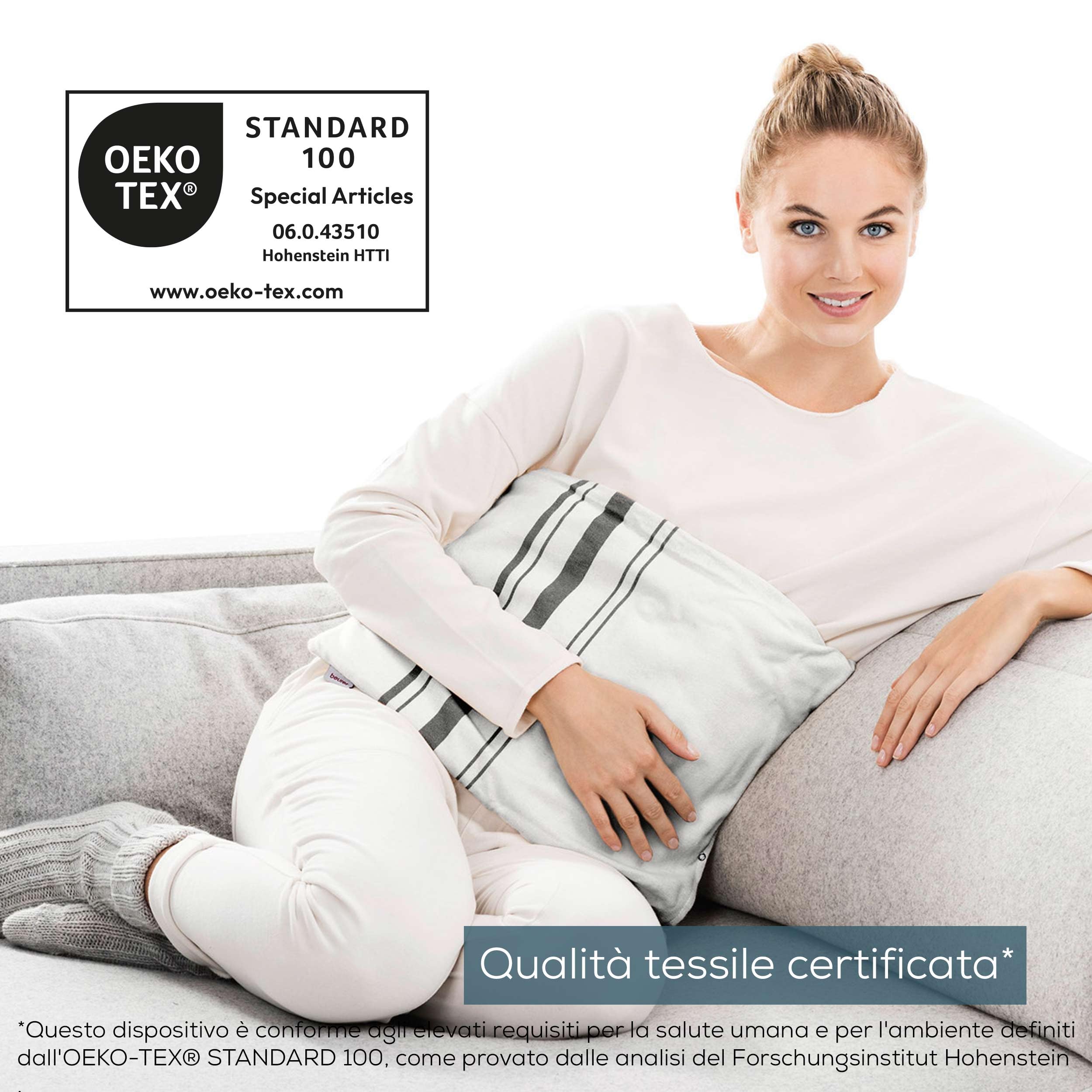 beurer-hk-25-termoforo-elettrico-grigio-40x30-cm-cuscino-riscaldante-con-3-livel image 5