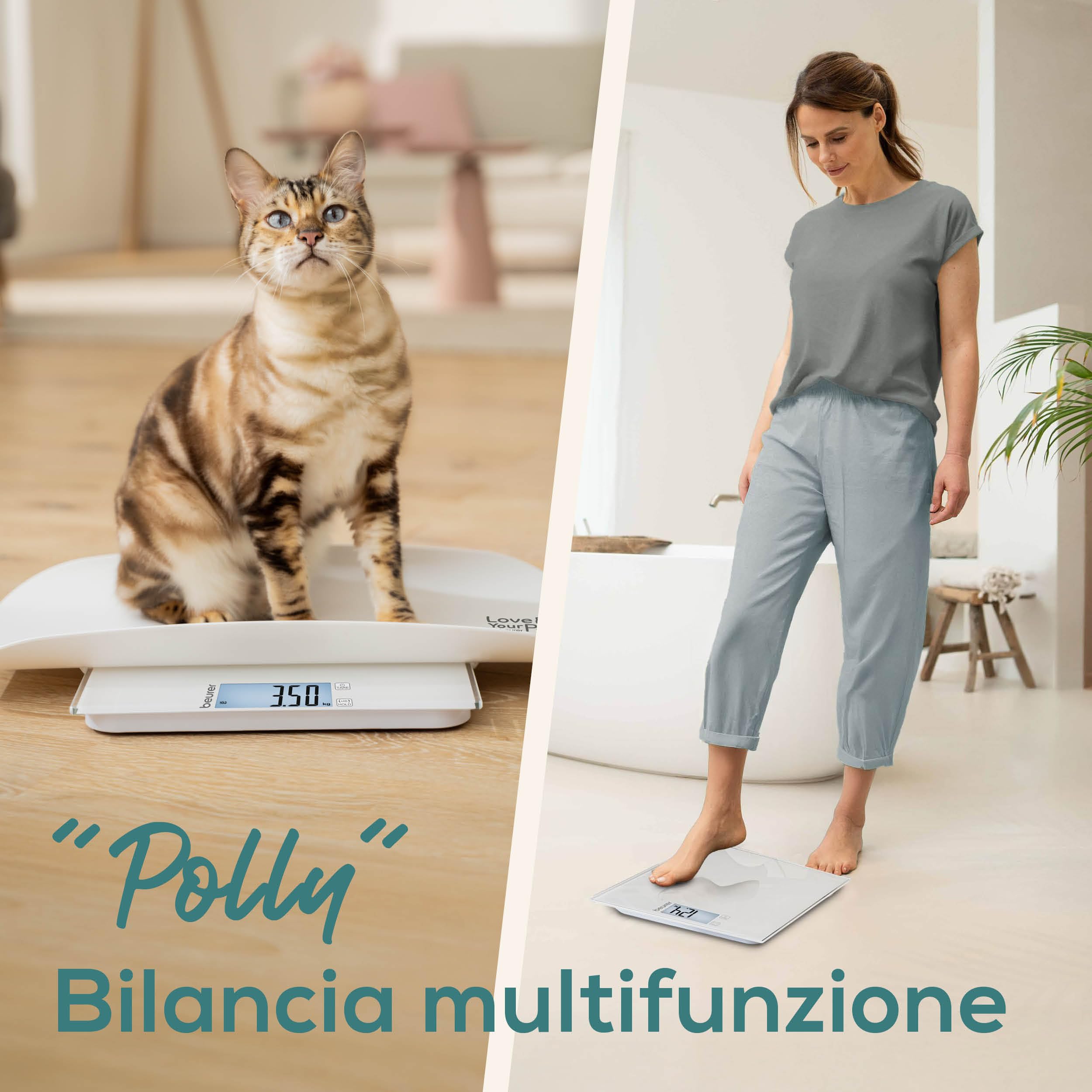 beurer-love-your-pet-bilancia-polly-per-animali-domestici-e-persone-piatto-di-pe image 2