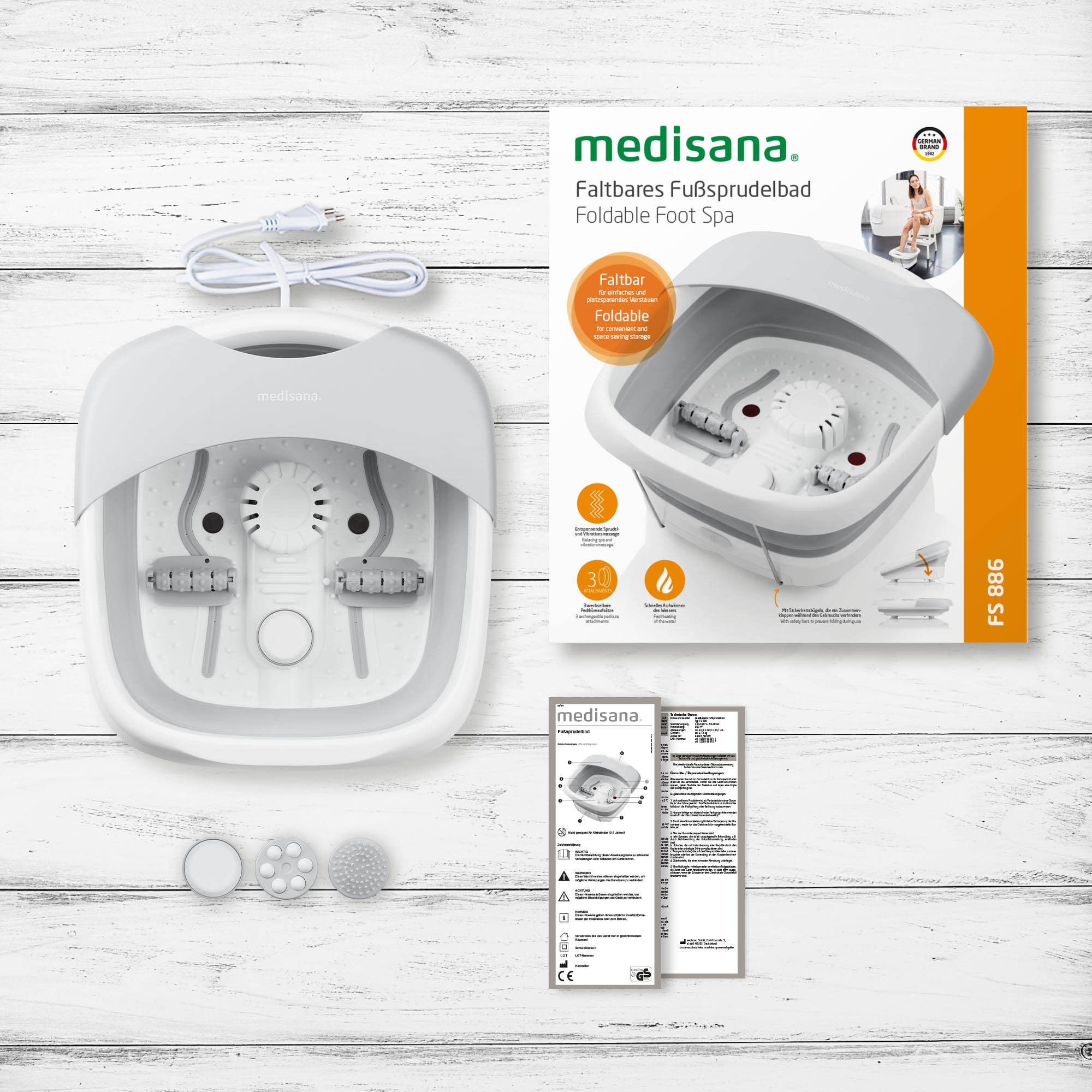 medisana-fs-886-pediluvio-elettrico-pieghevole-con-massaggio-a-bolle-e-vibrazion image 6