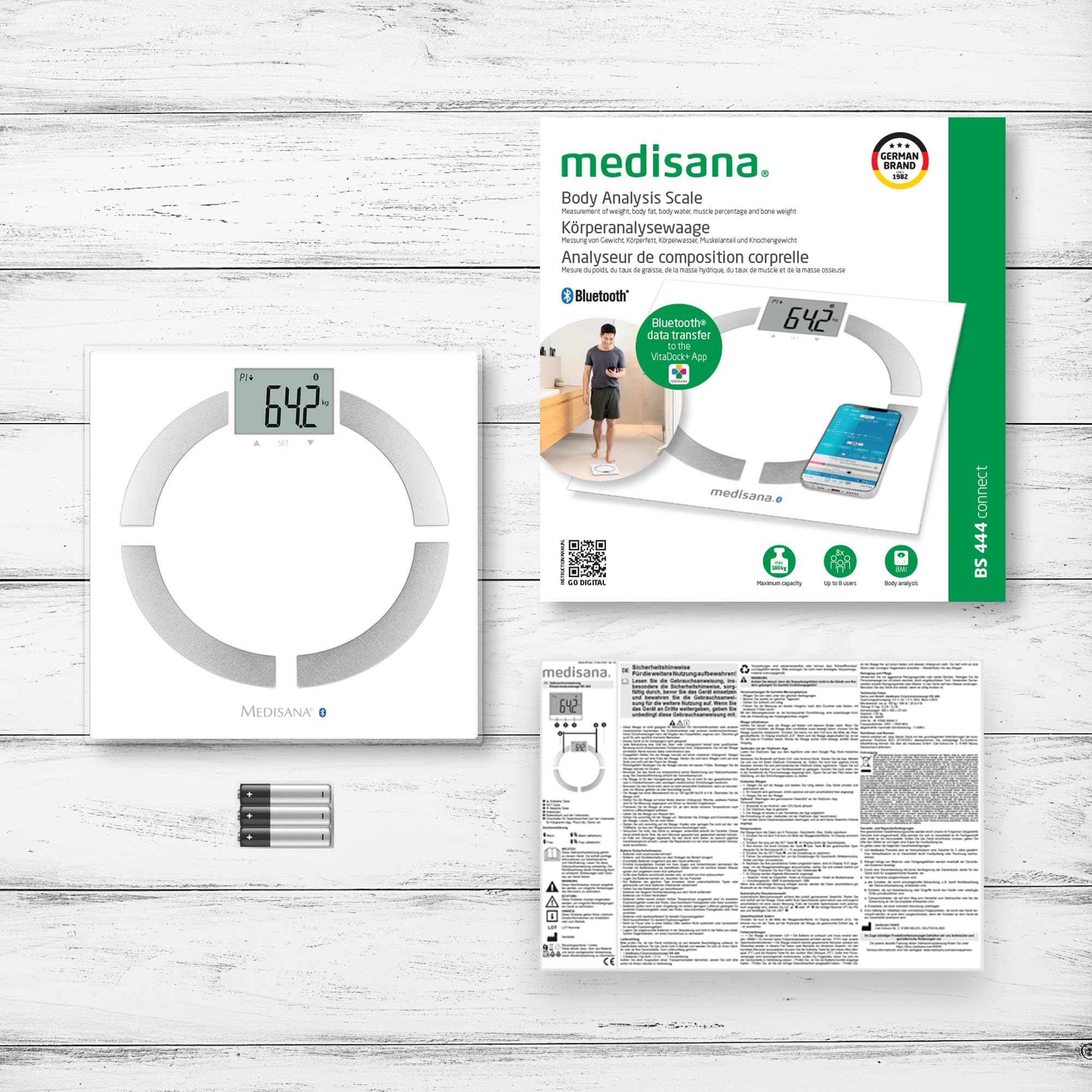 medisana-bs-444-connect-bilancia-impedenziometrica-digitale-con-app-vitadock-pes image 6