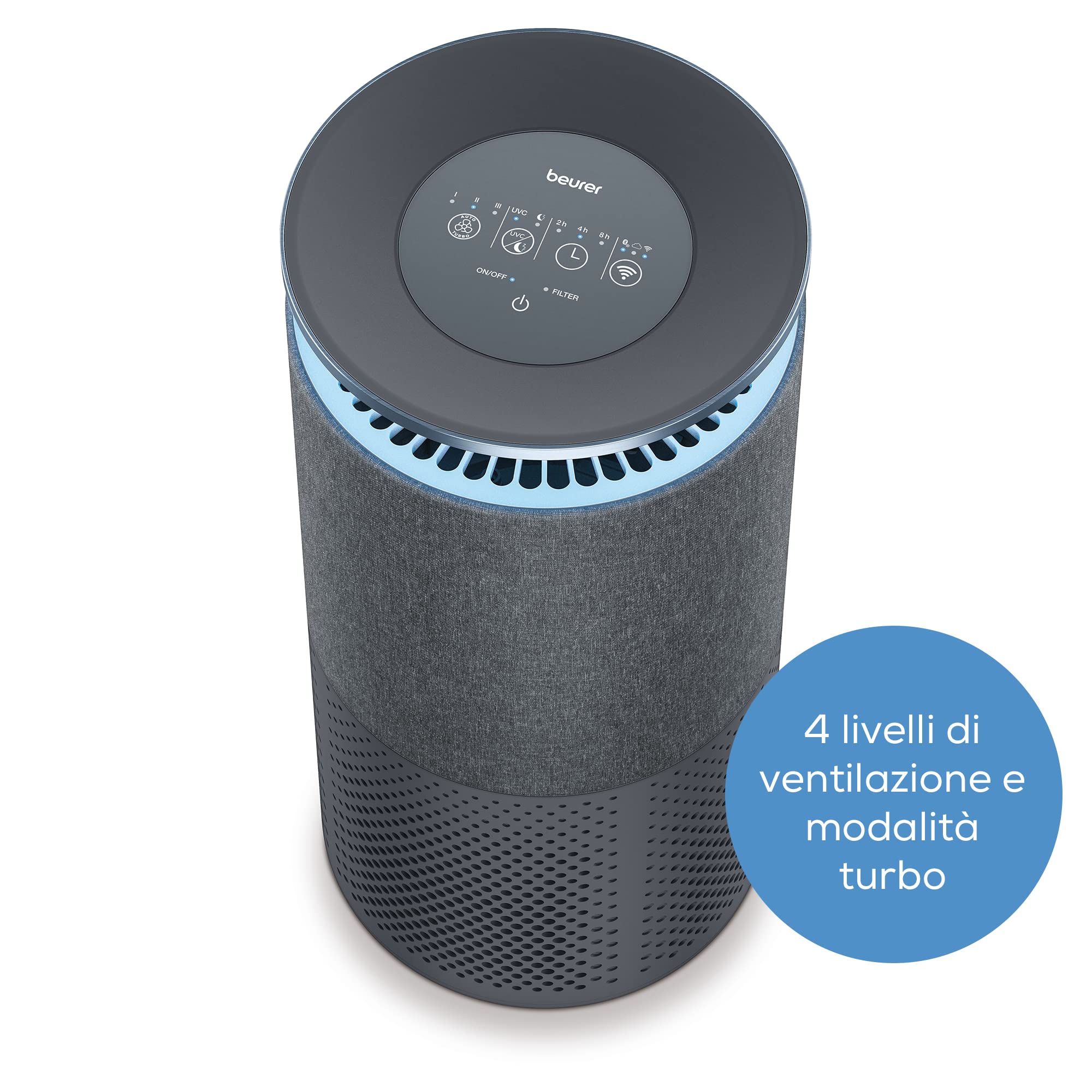 beurer-lr-401-purificatore-d-aria-smart-con-app-filtro-hepa-h13-a-3-strati-luce- image 6