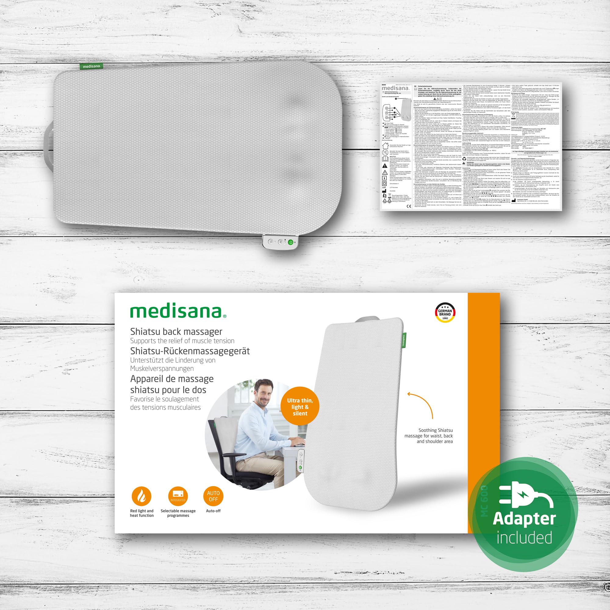 medisana-mc-600-massaggiatore-schiena-shiatsu-con-calore-superficie-di-massaggio image 6