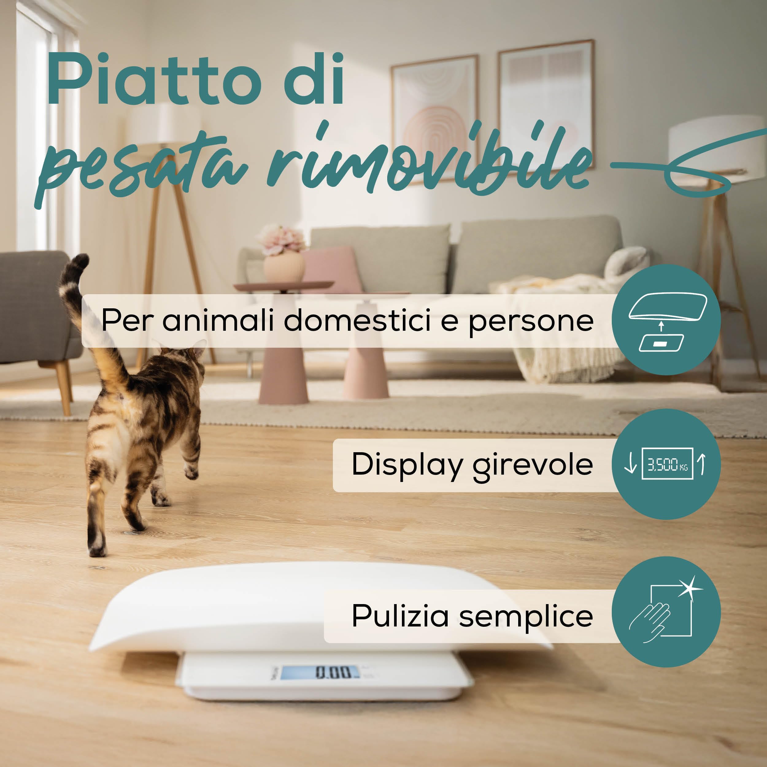 beurer-love-your-pet-bilancia-polly-per-animali-domestici-e-persone-piatto-di-pe image 3