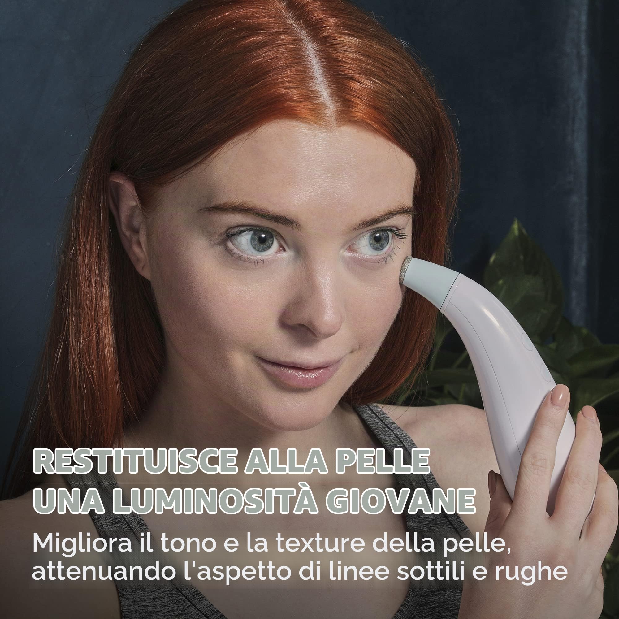 homedics-remove-microdermoabrasione-portatile-ricaricabile-con-superficie-di-raf image 3