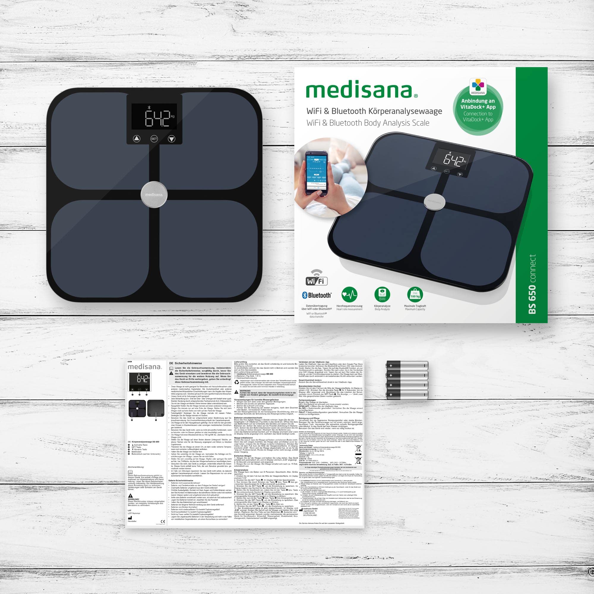 medisana-bs-650-bilancia-diagnostica-con-wlan-e-bluetooth-misura-peso-grasso-cor image 6