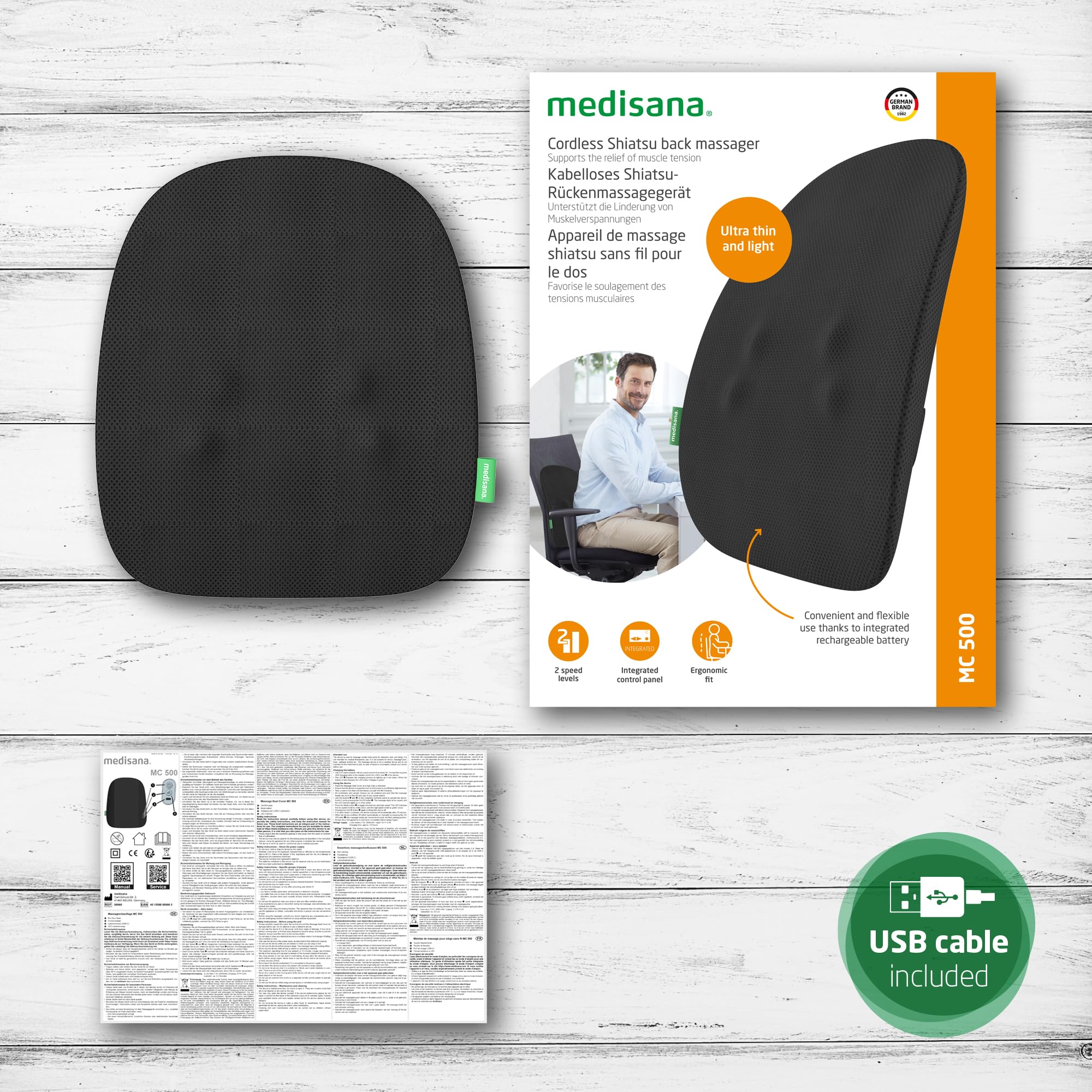 medisana-mc-500-massaggiatore-shiatsu-senza-fili-per-schiena-con-2-velocit-legge image 6