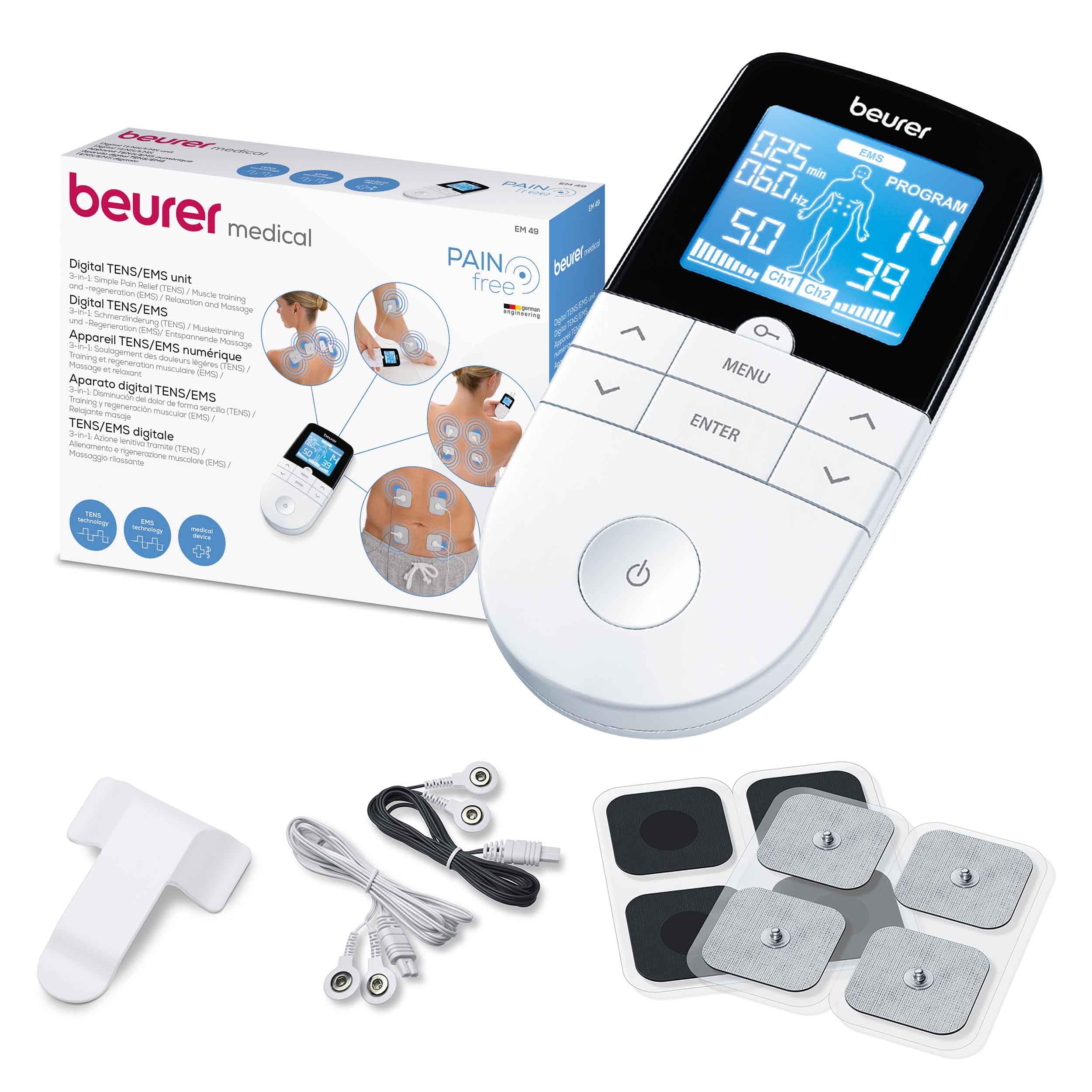 beurer-em-49-elettrostimolatore-digitale-tens-ems-3-in-1-2-canali-64-applicazion image 1