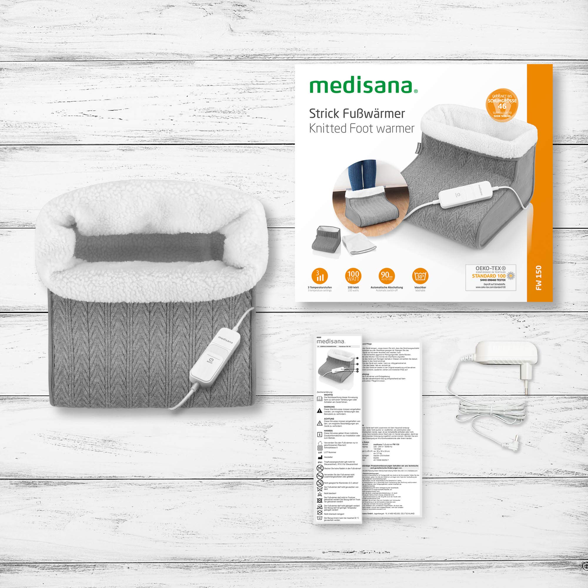 medisana-fw-150-scaldapiedi-elettrico-in-maglia-con-3-livelli-di-temperatura-spe image 7