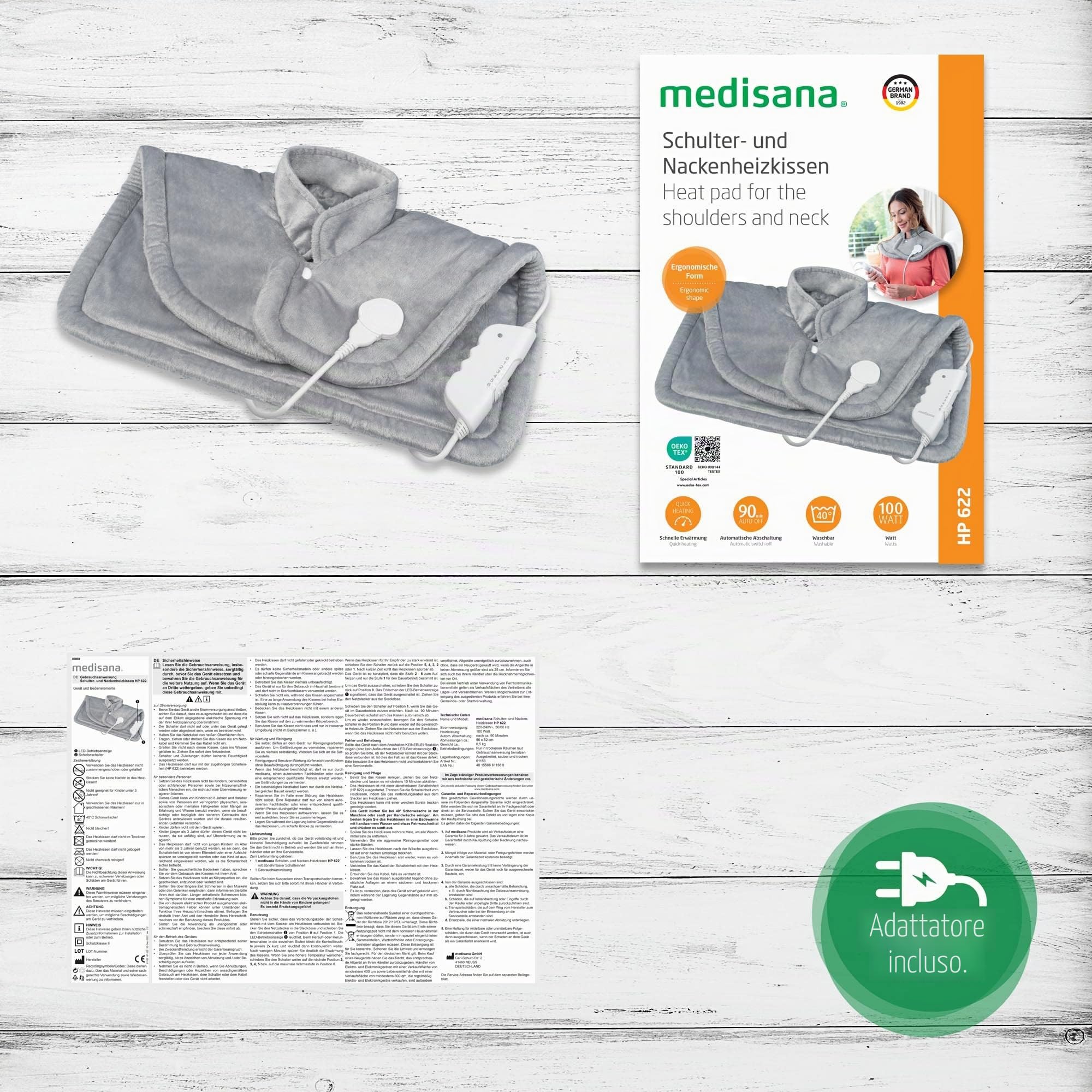 medisana-hp-622-cuscino-riscaldante-elettrico-per-collo-spalle-e-schiena-con-6-l image 6