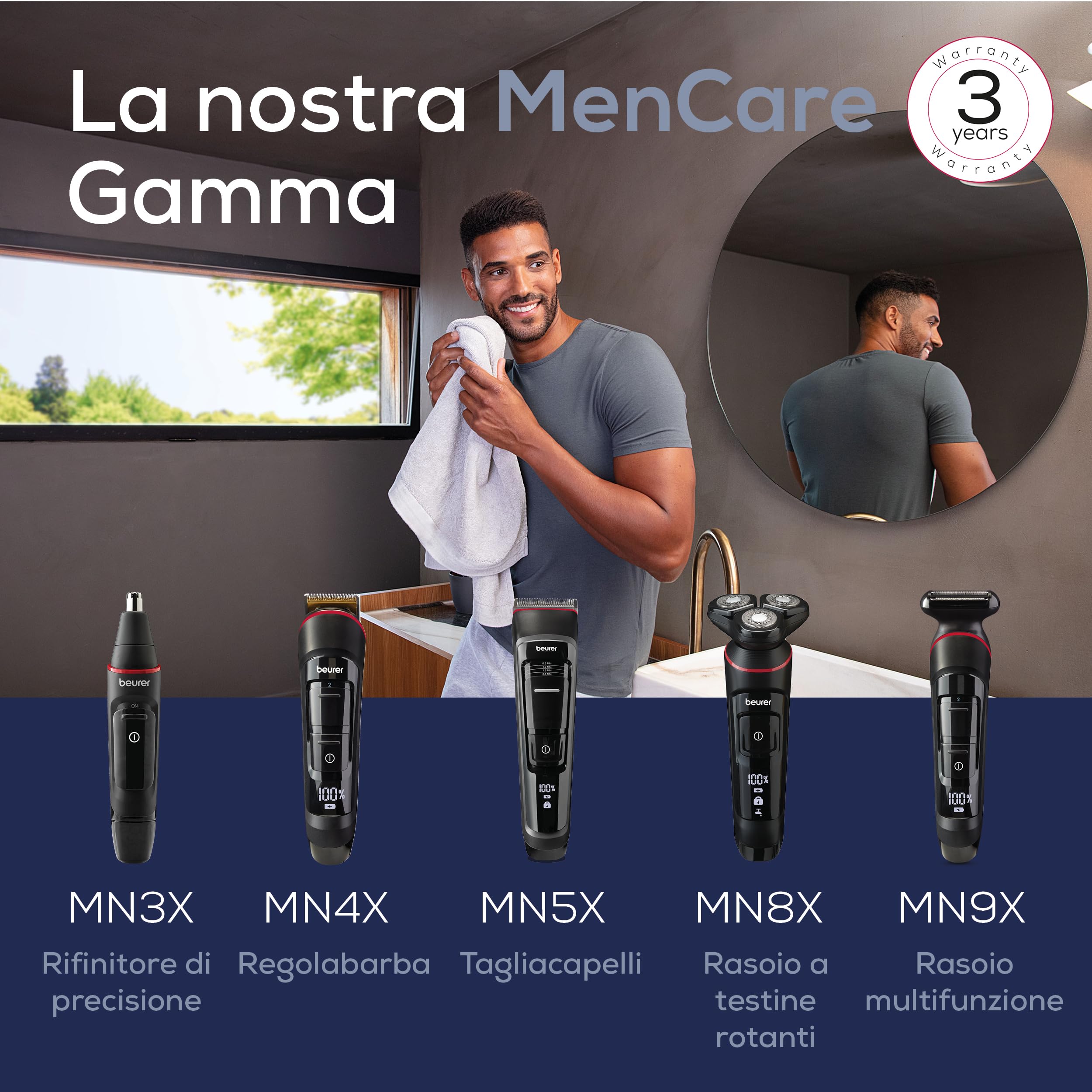 beurer-mn-4x-rifinitore-barba-elettrico-rasoio-a-lamina-con-2-lame-in-acciaio-in image 8