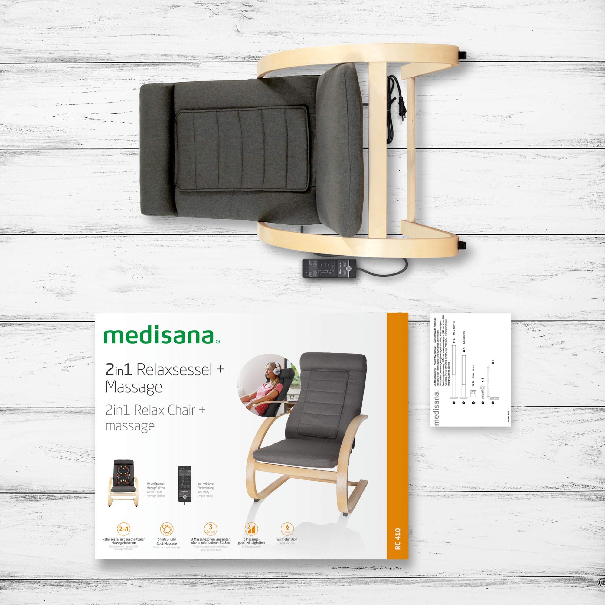 medisana-rc-410-poltrona-relax-con-massaggio-shiatsu-massaggio-spot-funzione-cal image 7