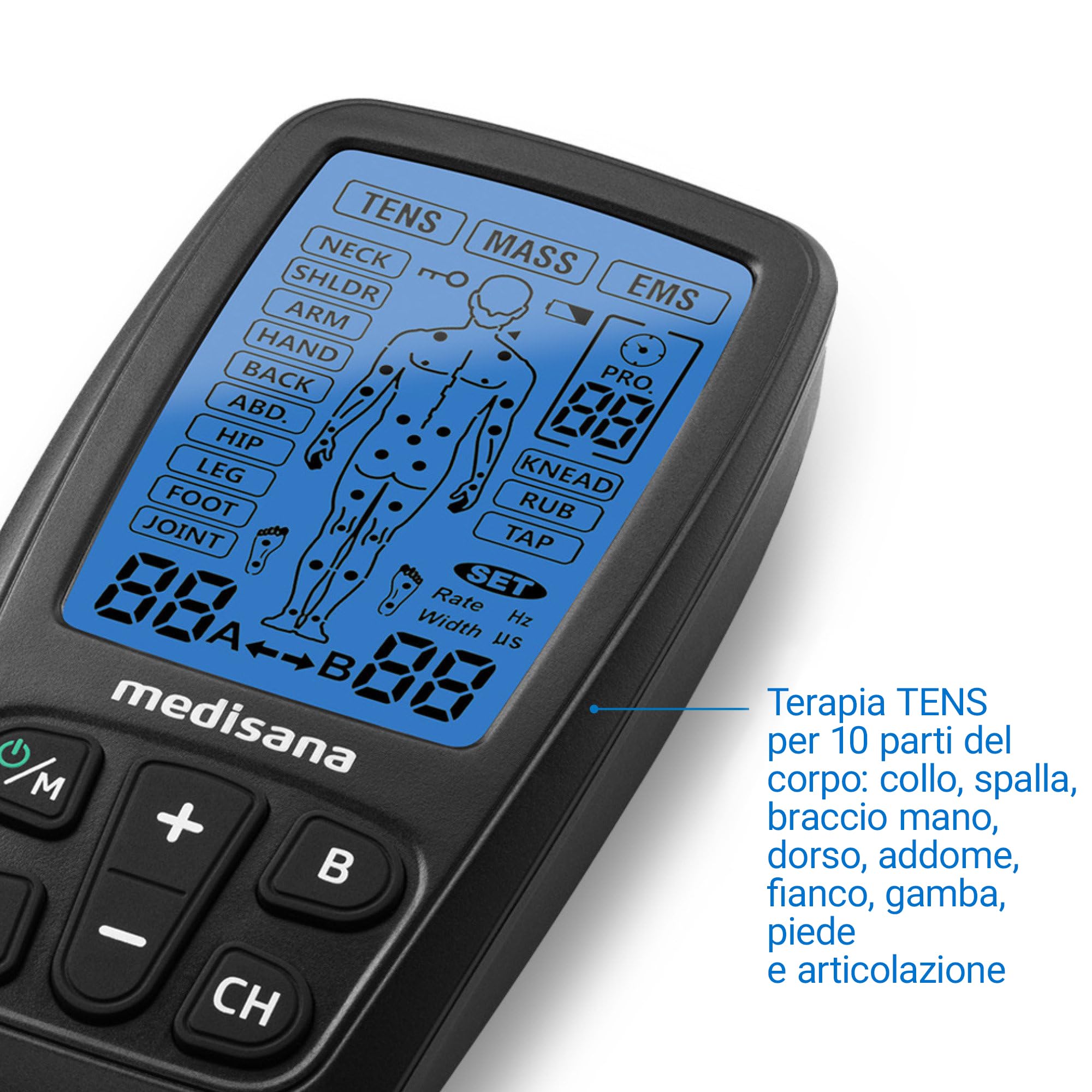 medisana-tt-205-dispositivo-tens-ems-per-elettrostimolazione-con-60-programmi-te image 5