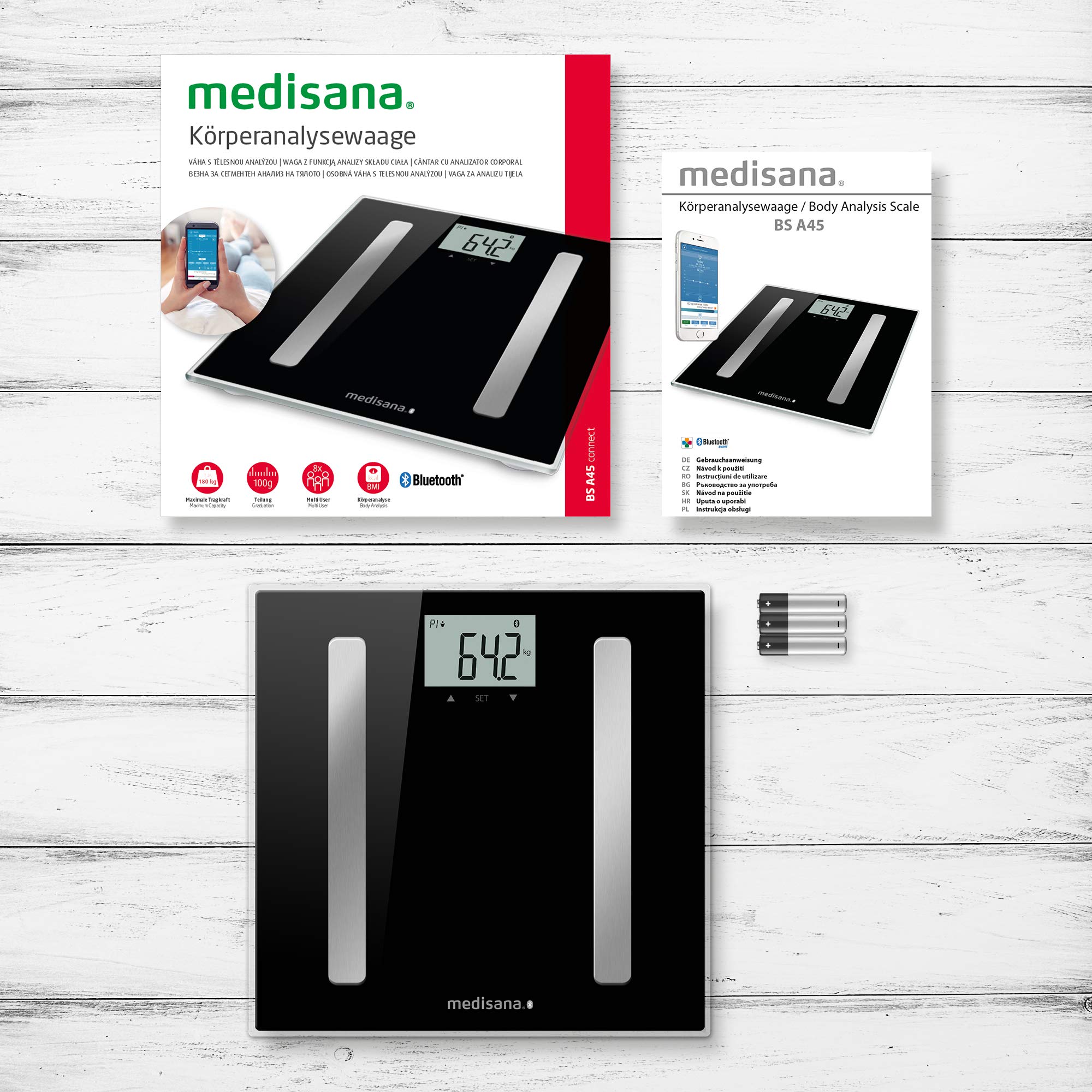 medisana-bs-a45-connect-bilancia-digitale-per-analisi-corporea-180-kg-grasso-acq image 6