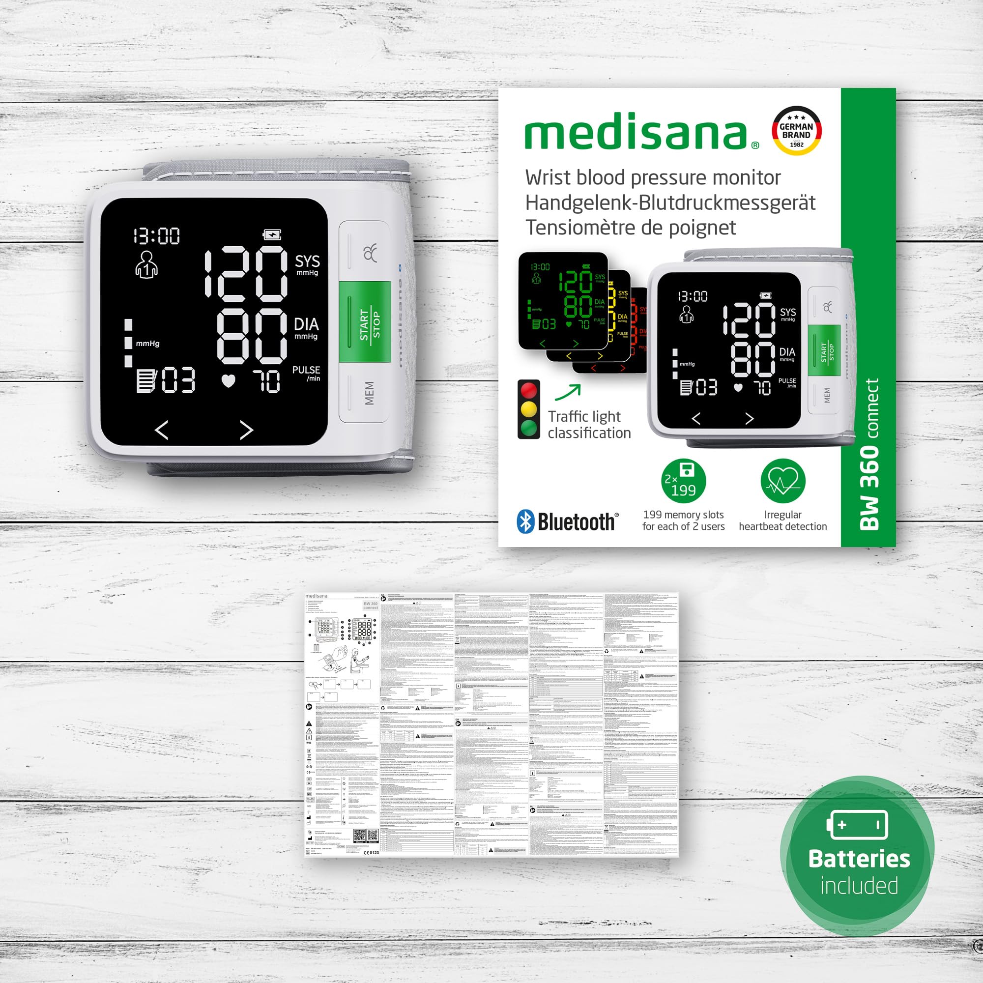 medisana-bw-360-misuratore-di-pressione-da-polso-con-app-bluetooth-scala-a-semaf image 5