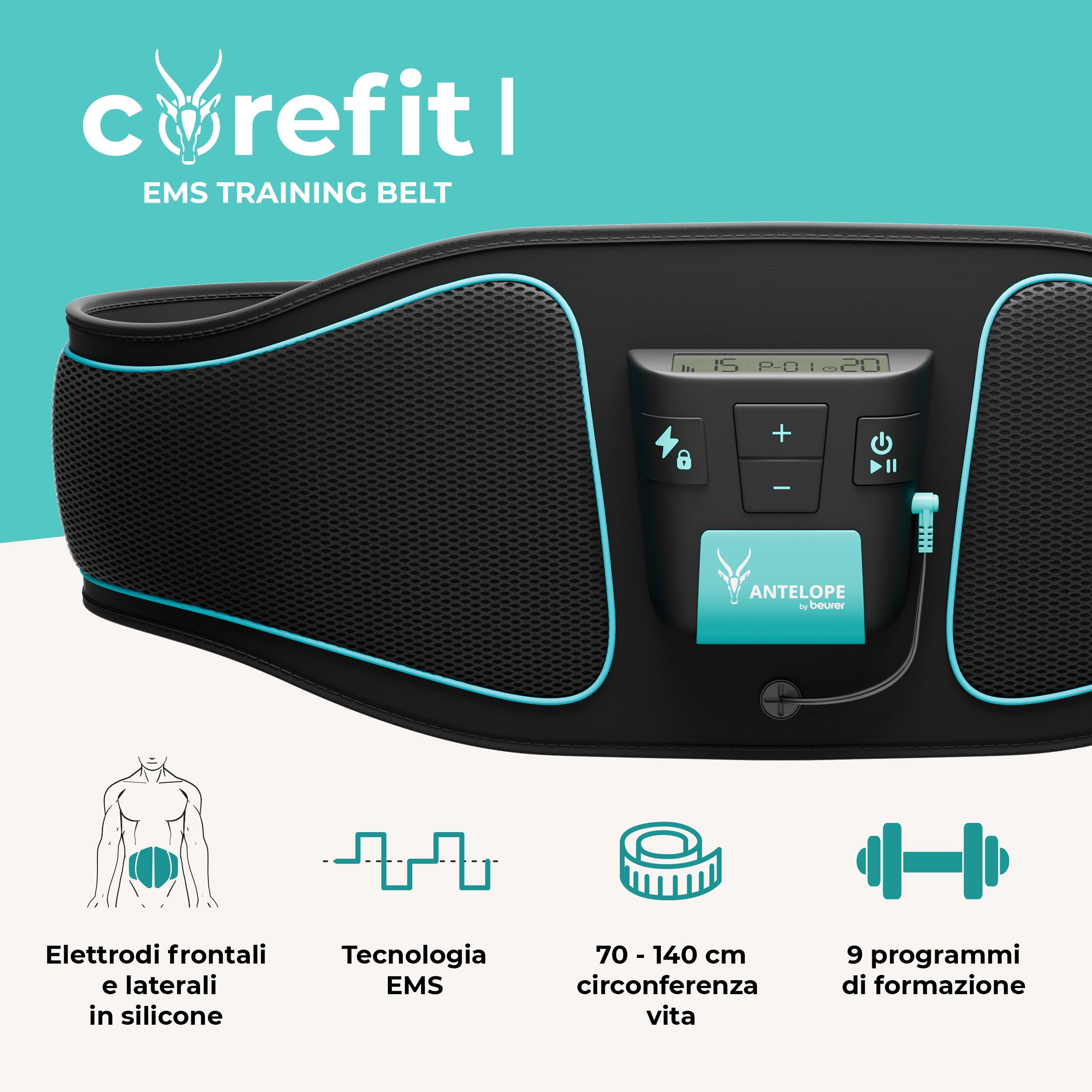 beurer-antelope-corefit-i-cintura-addominale-ems-con-4-elettrodi-9-programmi-e-v image 3