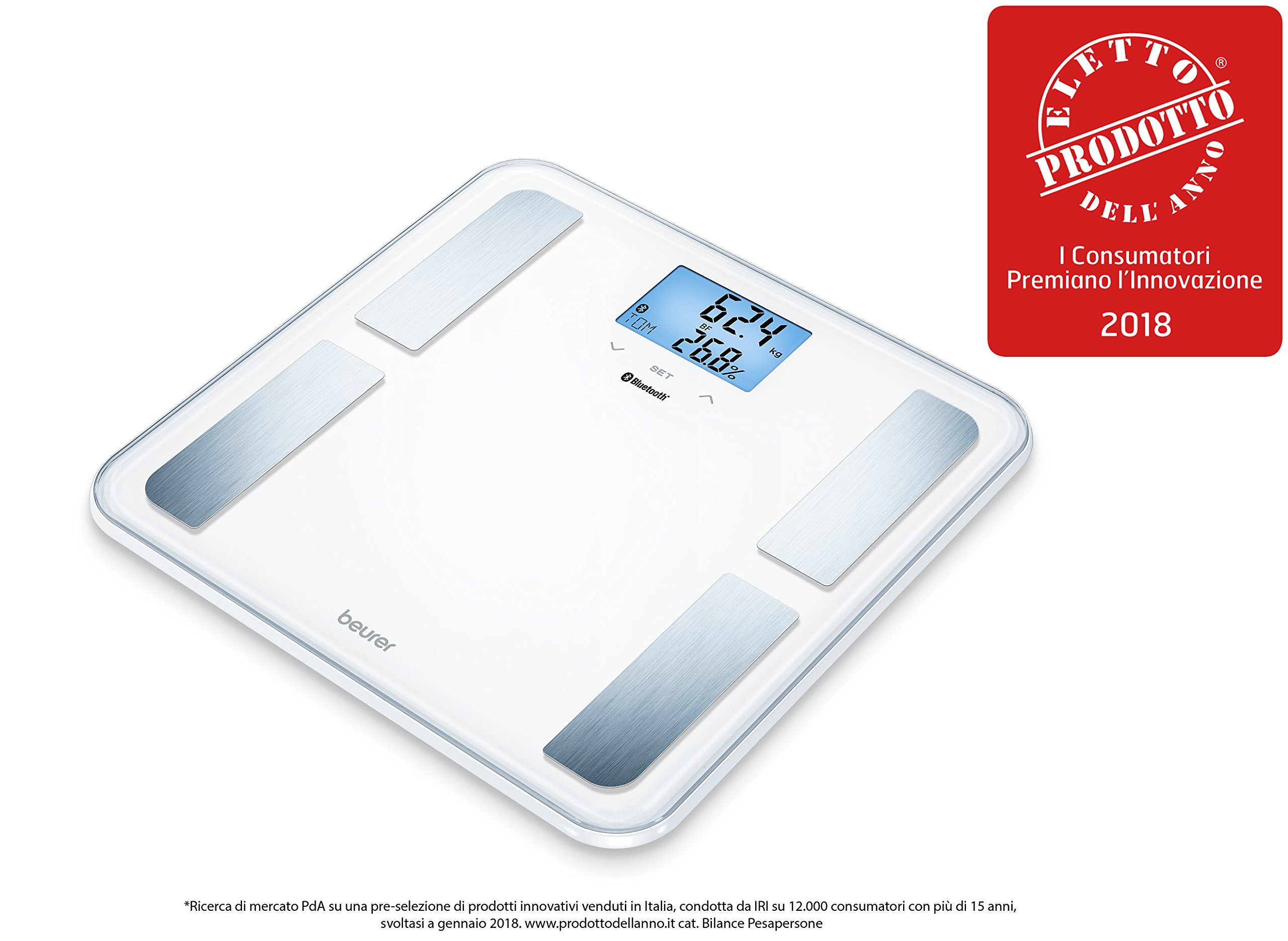 beurer-bf-850-bilancia-diagnostica-con-connettivit-bluetooth-bianco image 2