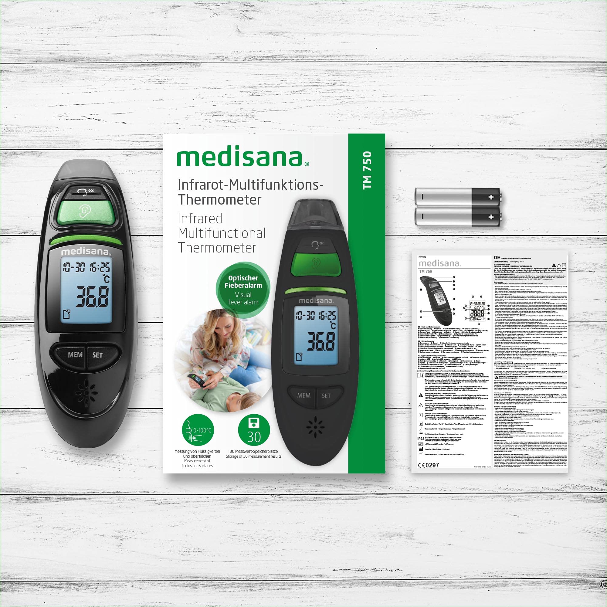 medisana-tm-750-termometro-digitale-6in1-a-infrarossi-misurazione-frontale-e-aur image 6