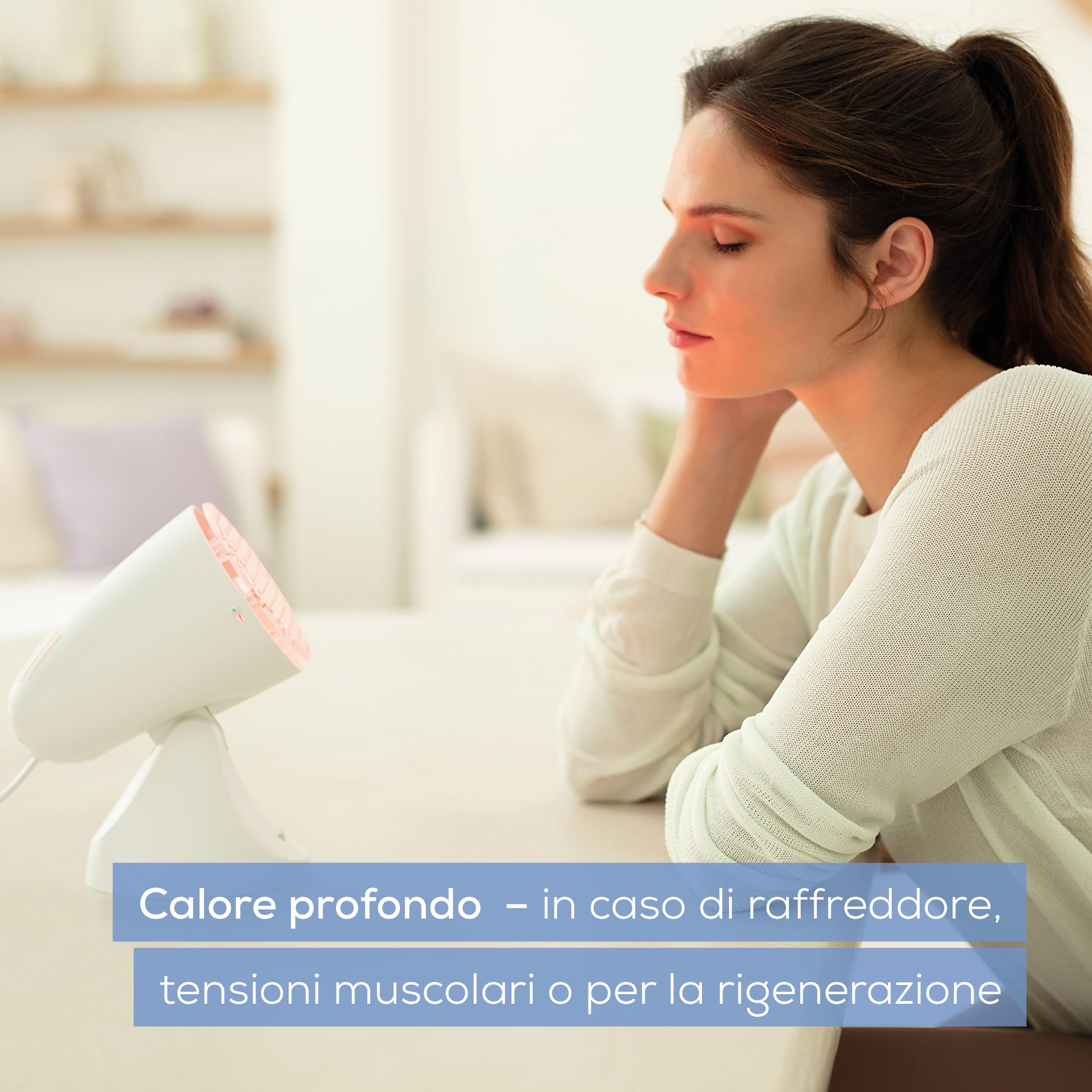 beurer-il-11-lampada-a-infrarossi-100w-per-terapia-del-calore-5-inclinazioni-gri image 2