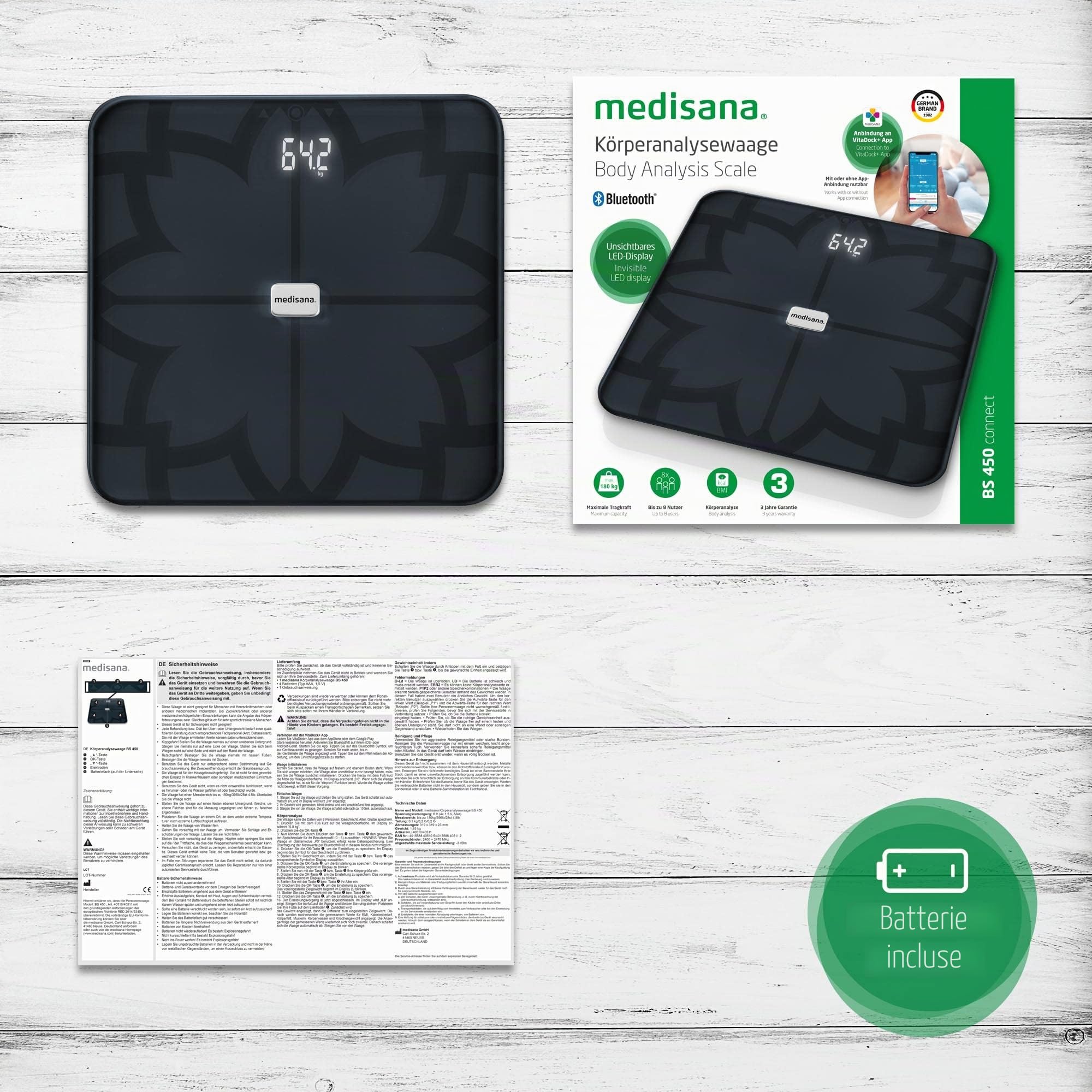 medisana-bs-450-connect-bilancia-digitale-impedenziometrica-con-app-vitadock-dis image 6