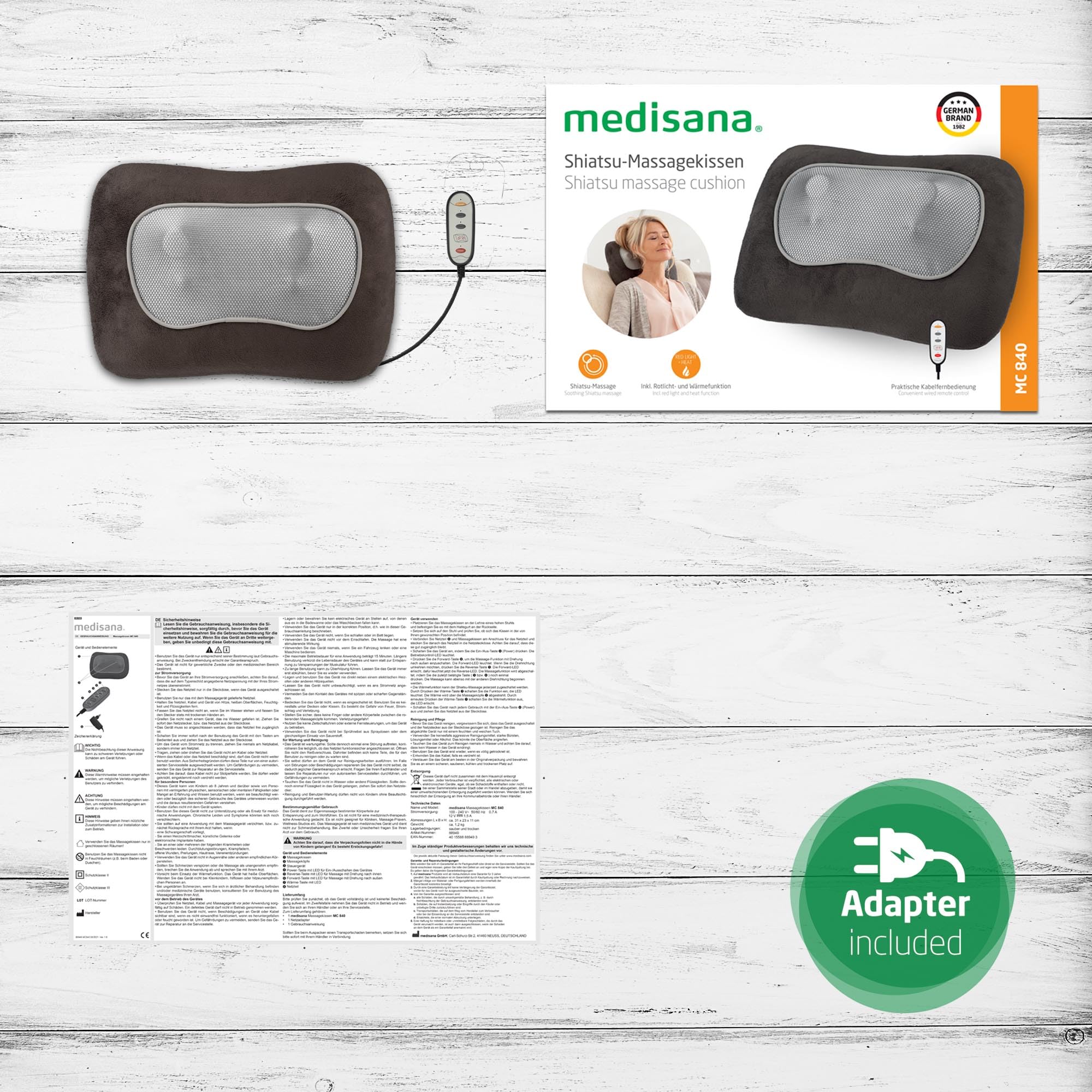 medisana-mc-840-cuscino-massaggiatore-shiatsu-con-funzione-calore-e-luce-rossa-4 image 6